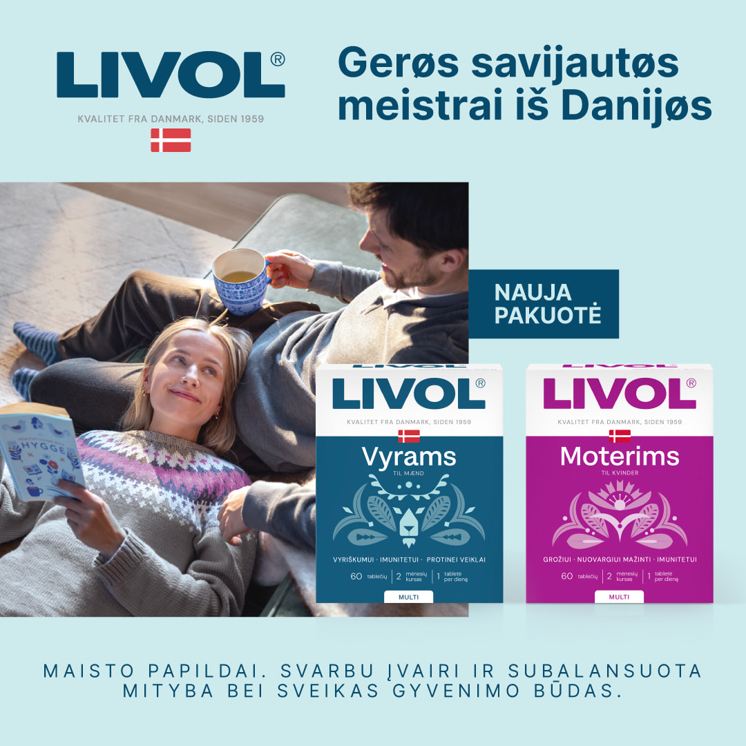 Livol vitaminai Facebook ad: LIVOL. Geros savijautos meistrai iš Danijos.