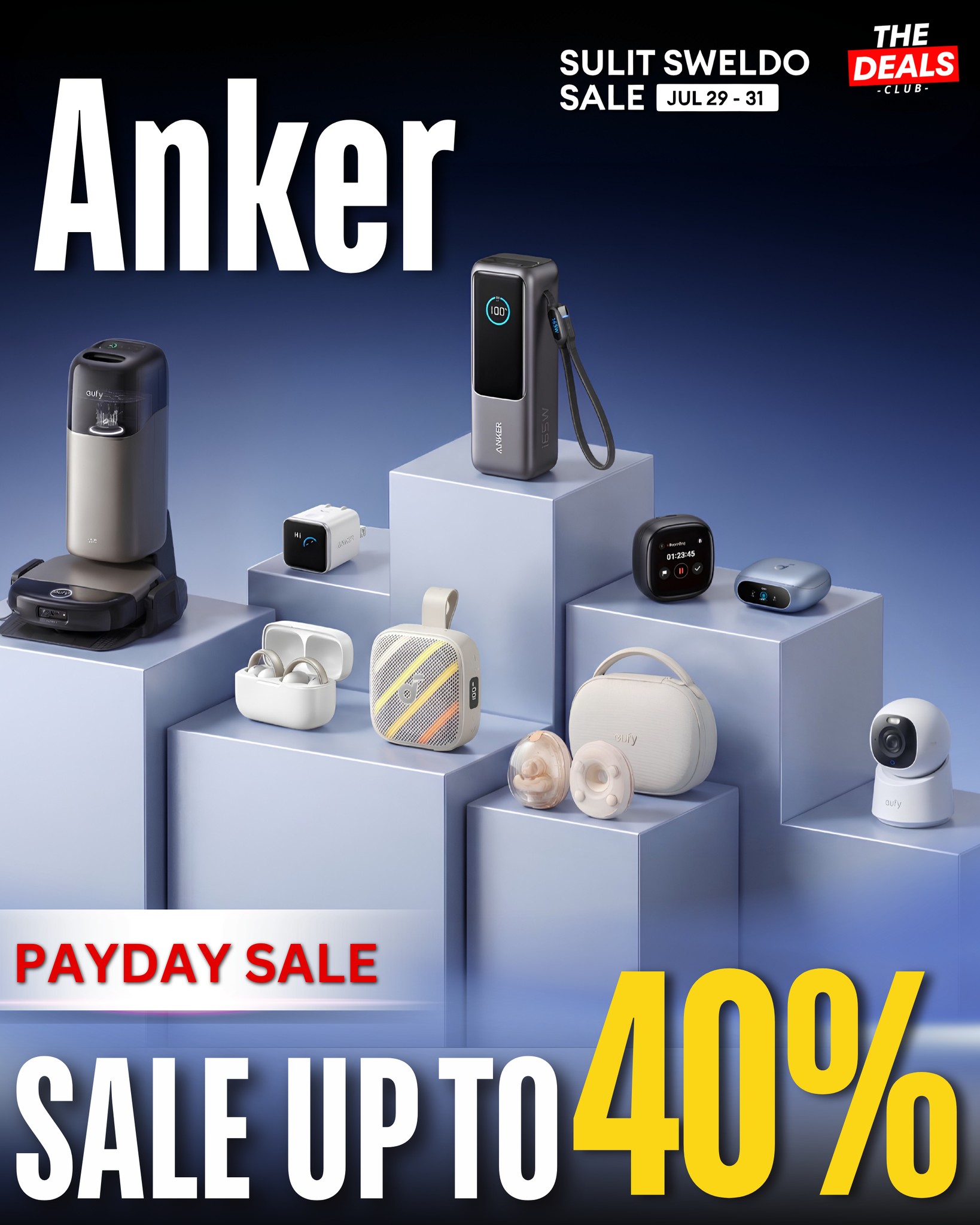 The Deals Club Facebook ad: Anker Payday Sale!