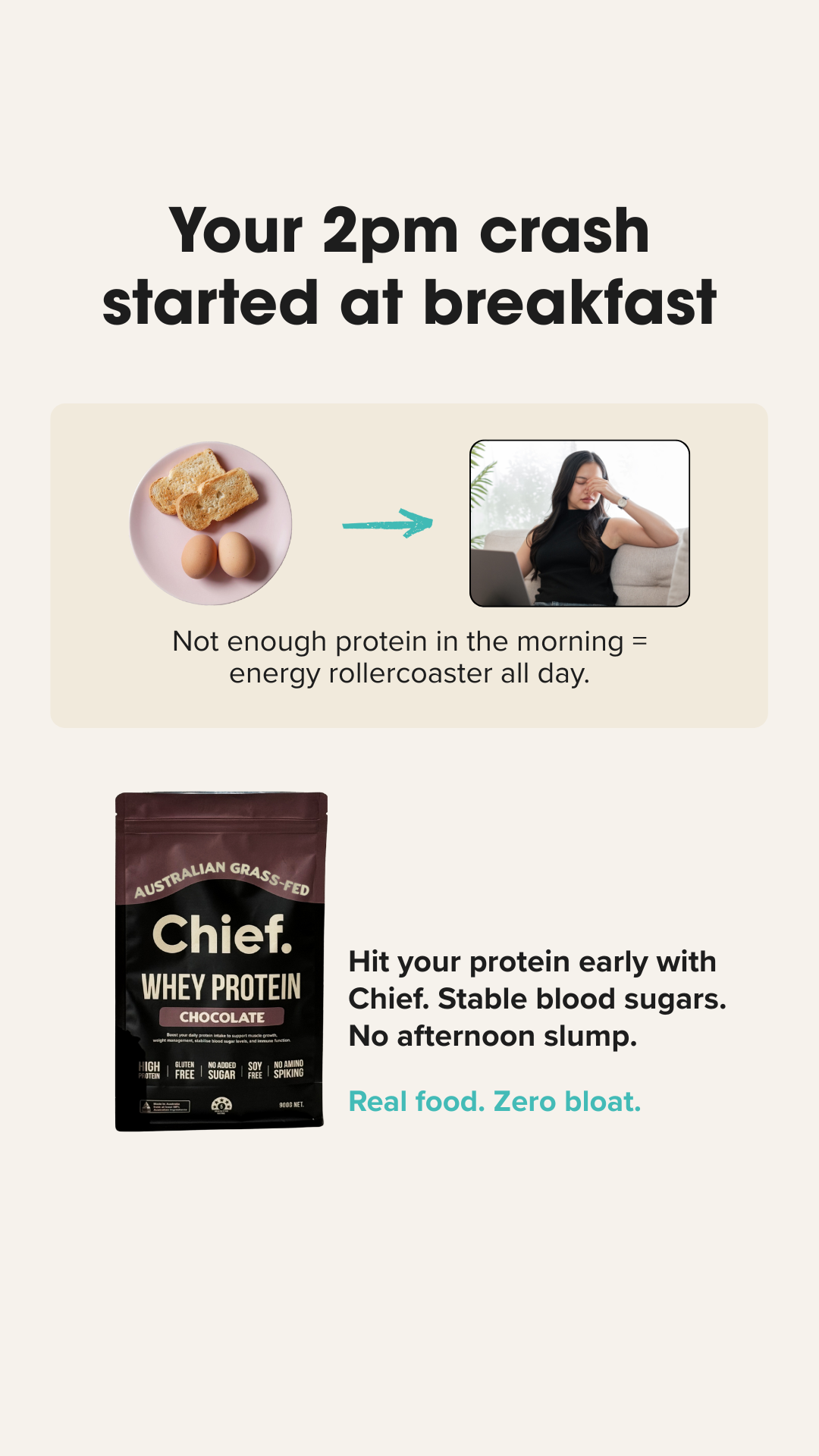 Chief Nutrition Facebook ad