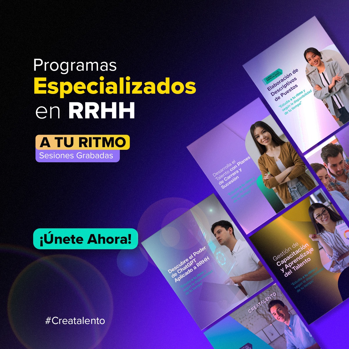 Creatalento Facebook ad: Es momento de potenciar tus conocimientos a tu…