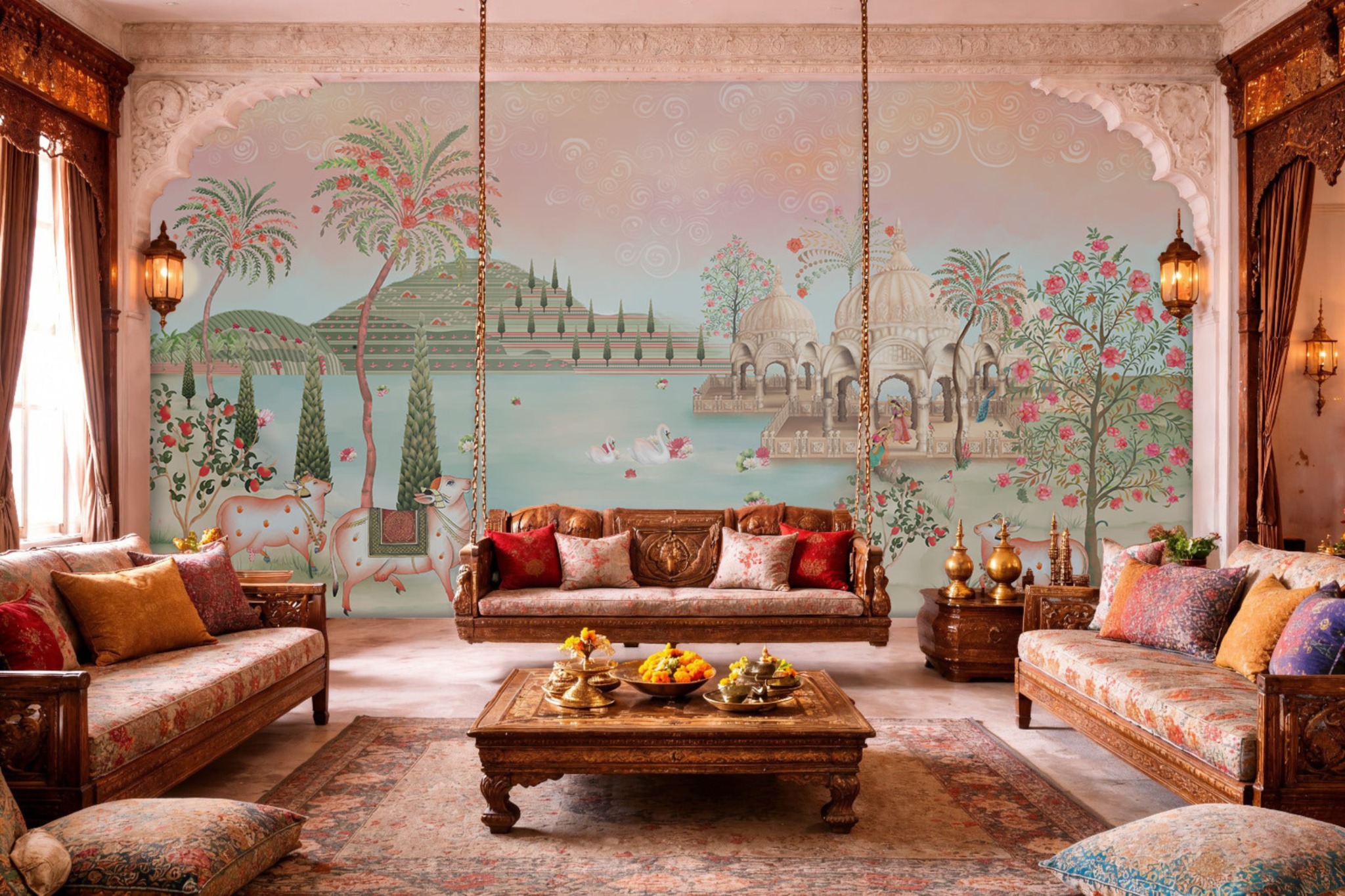 Tetsip Media Facebook ad: Transform your interiors with premium **Pichwai wallpaper…