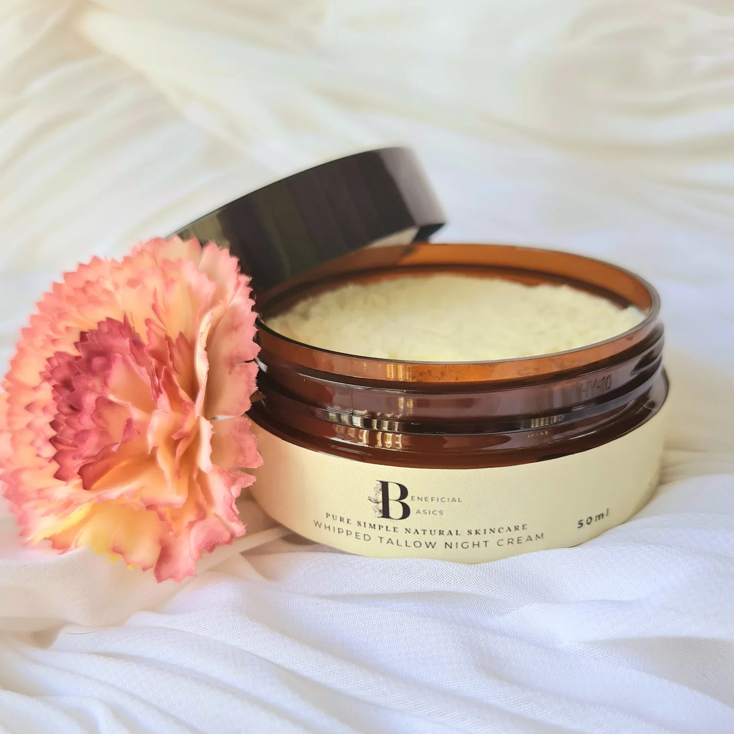 Beneficial Basics Skincare Facebook ad: Glow with Tallow, Beneficial Basics Skincare- Townsville QLD