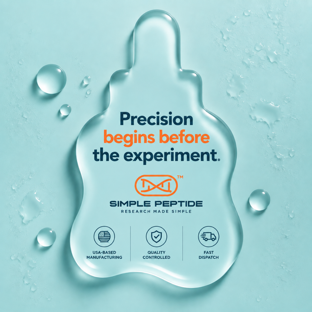 Simple Peptide - Peptides Made Simple Facebook ad: Simple. Modern. Research-focused.