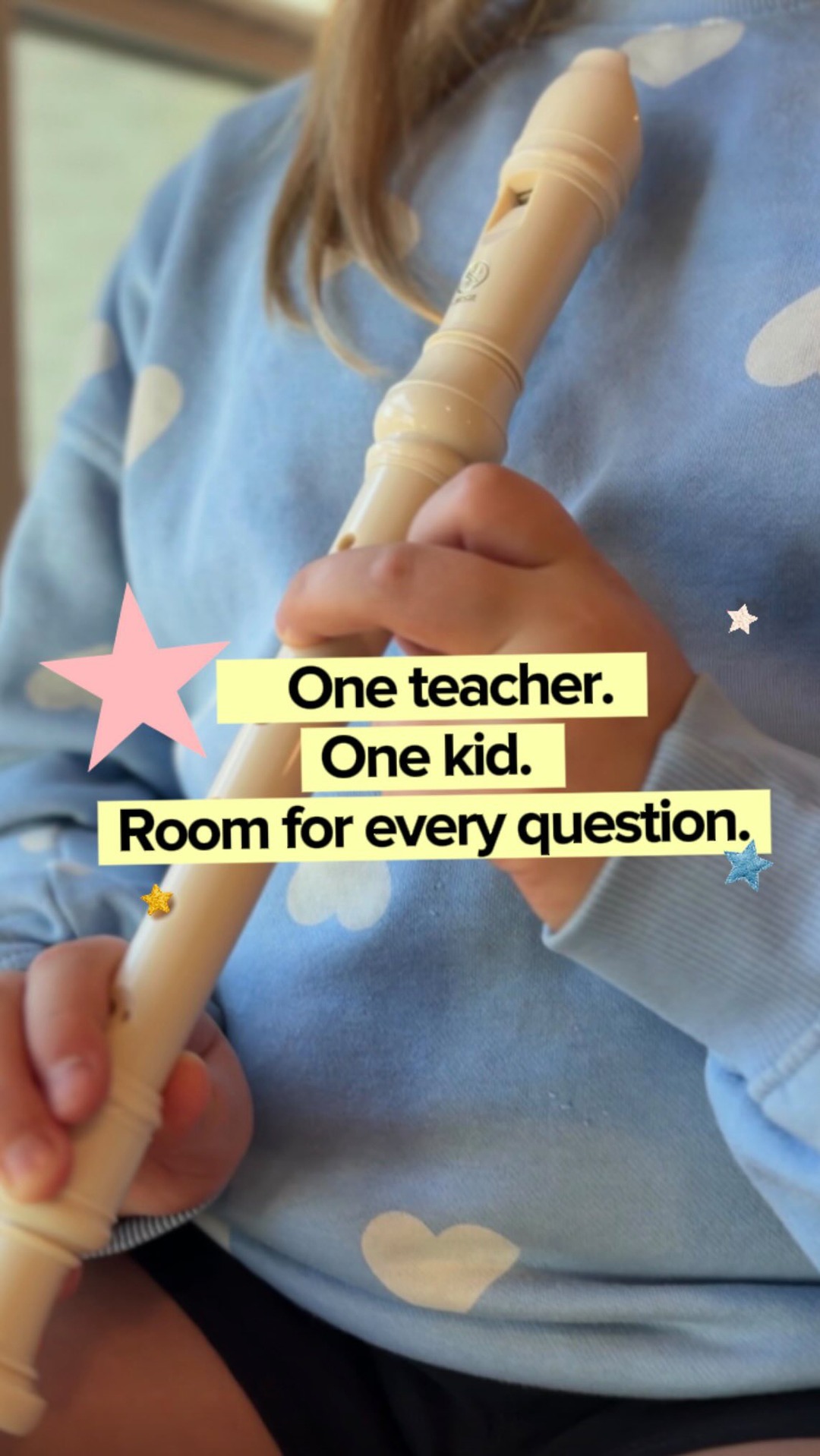 Outschool Facebook ad: Having time to ask questions makes such a…