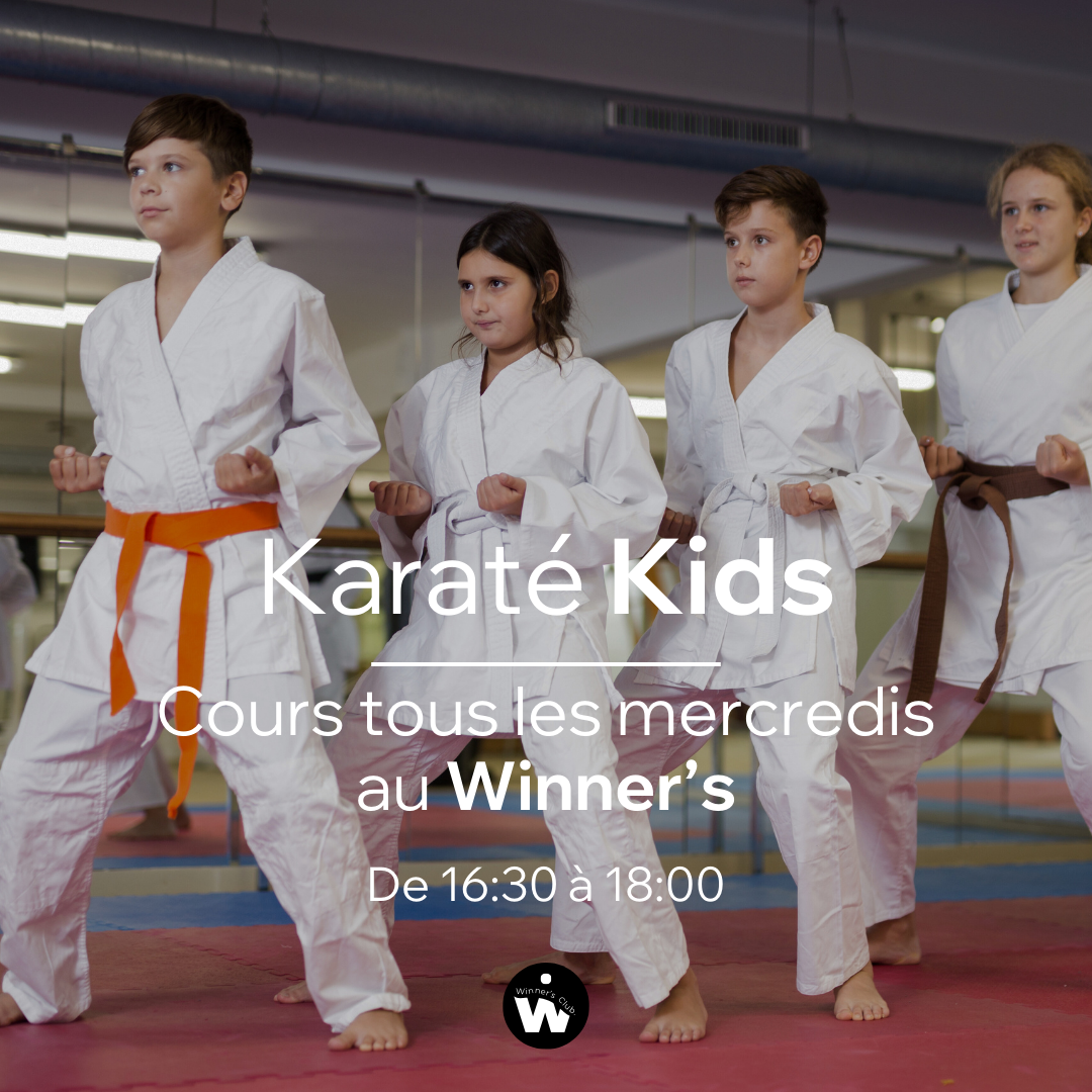 Winner's - Brussels Sports Center Facebook ad: Karate: The sport that combines strength and mind!
