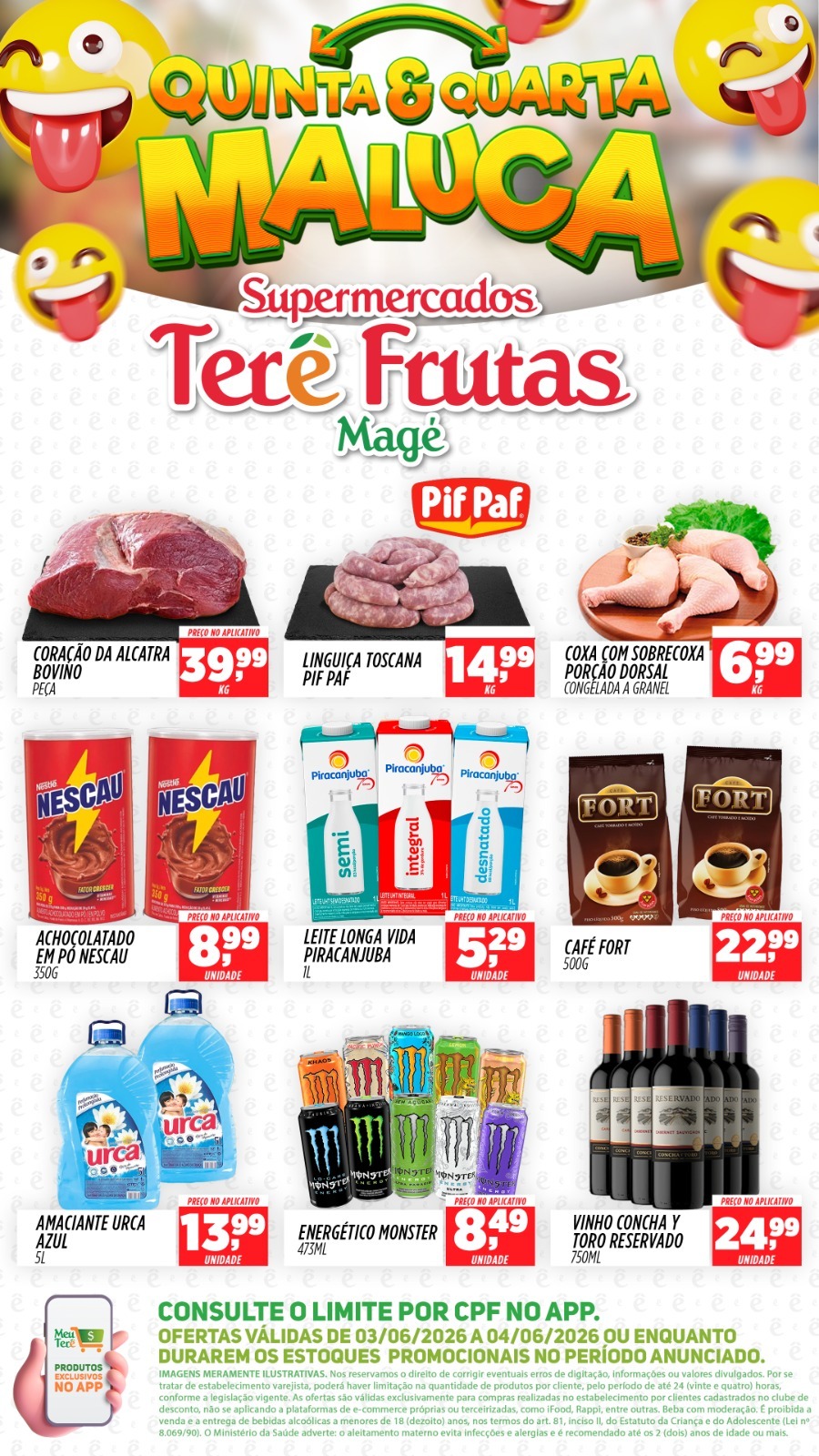 Super Terê Frutas Magé Facebook ad