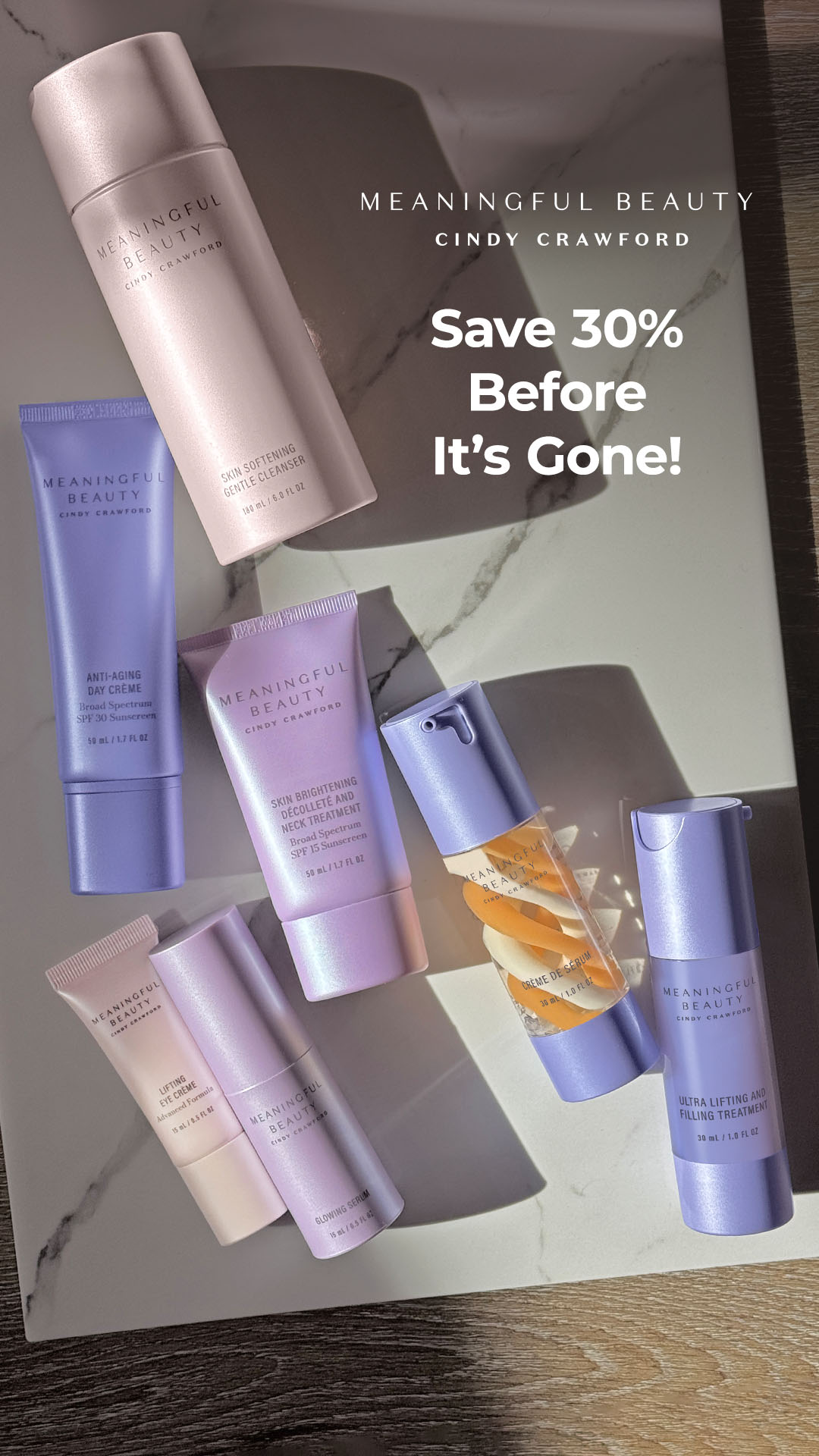 Meaningful Beauty Facebook ad
