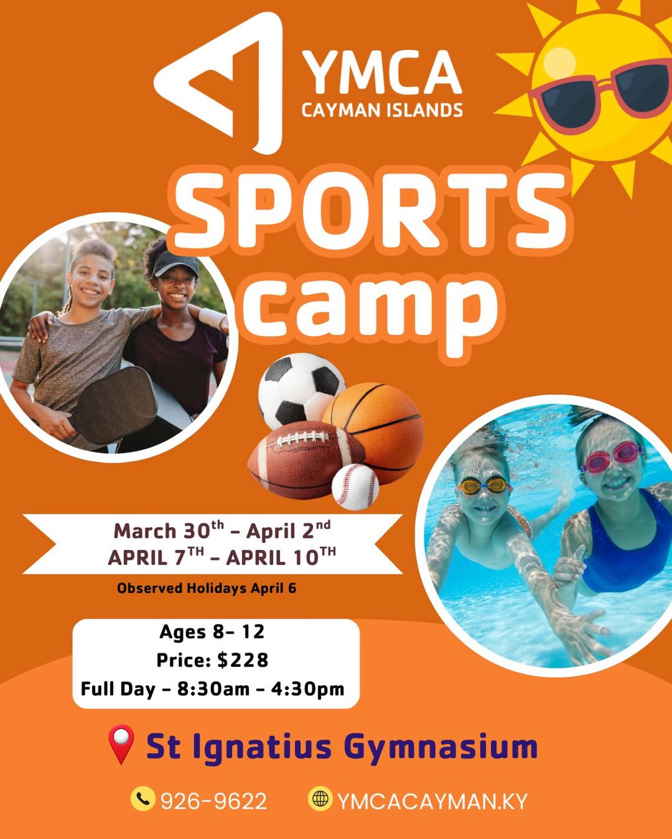 YMCA of the Cayman Islands Facebook ad: Y Easter Camp 2026