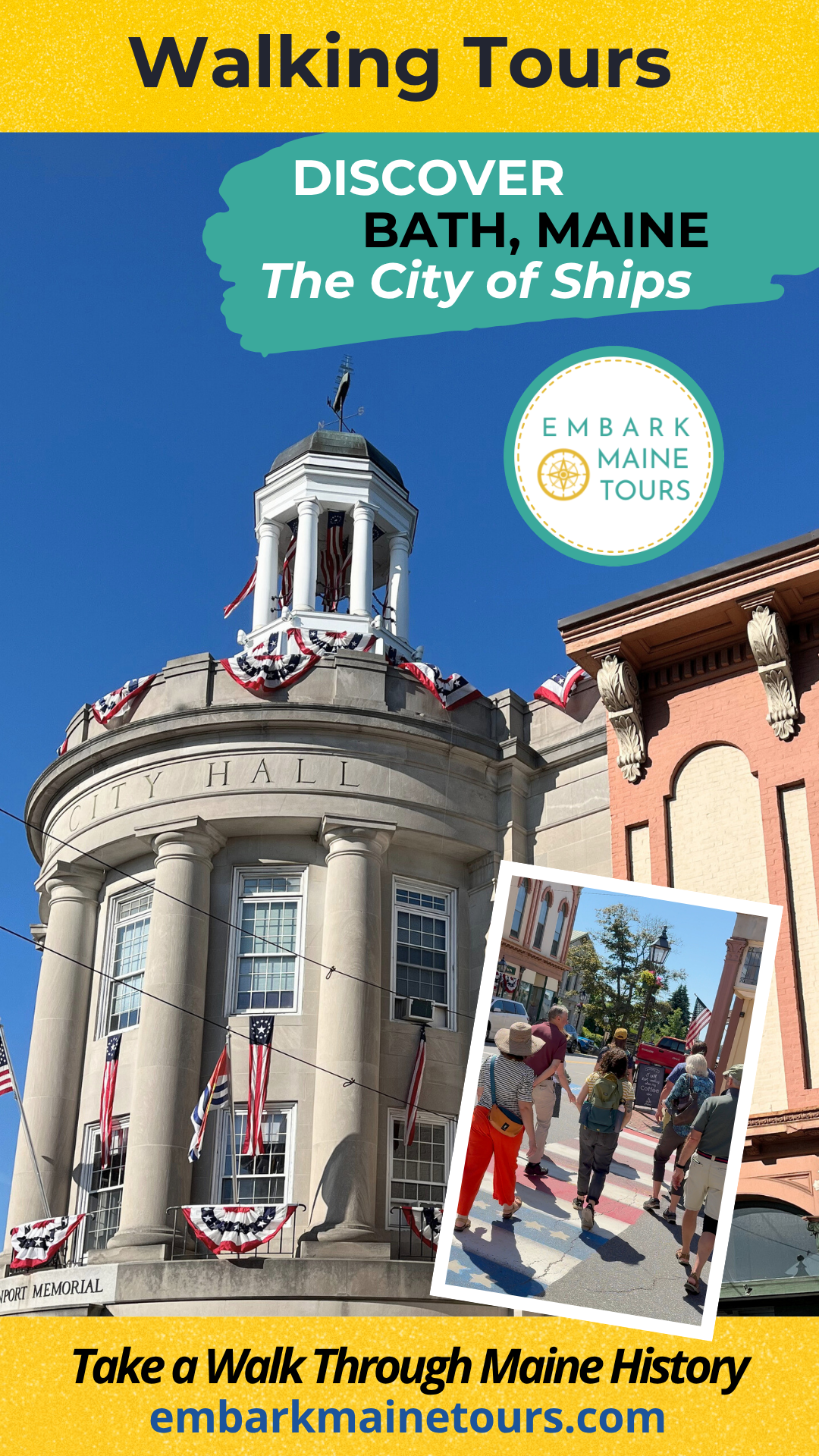 Embark Maine Tours Facebook ad from May 28, 2026