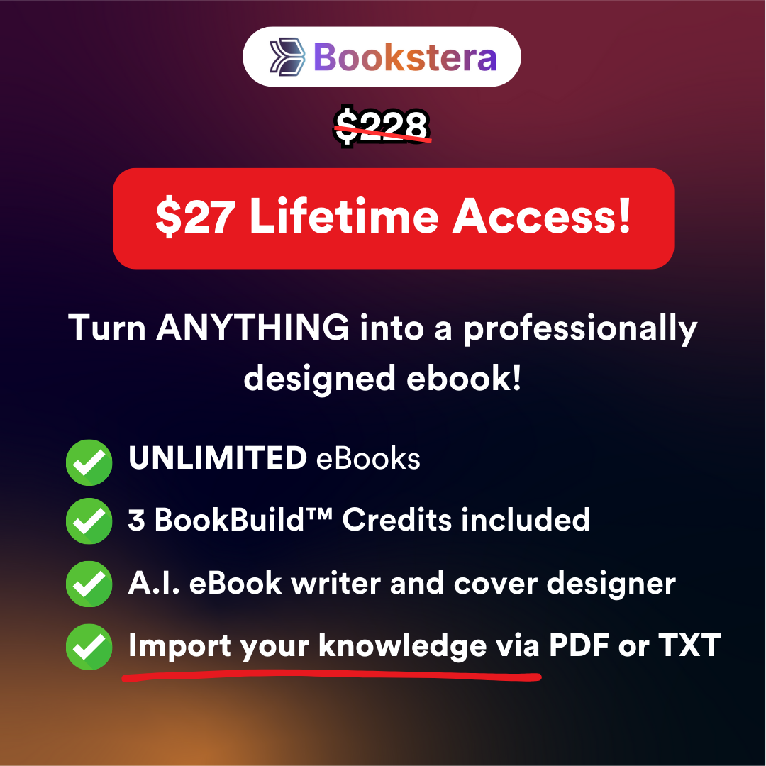 Bookstera - Quickly create e-books Facebook ad