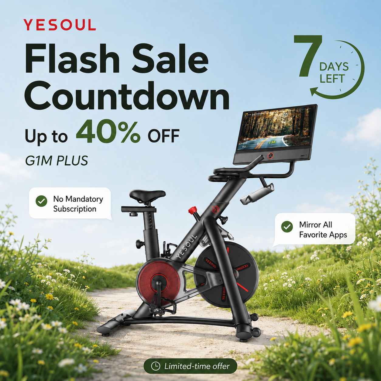 Yesoul Fitness Australia Facebook ad