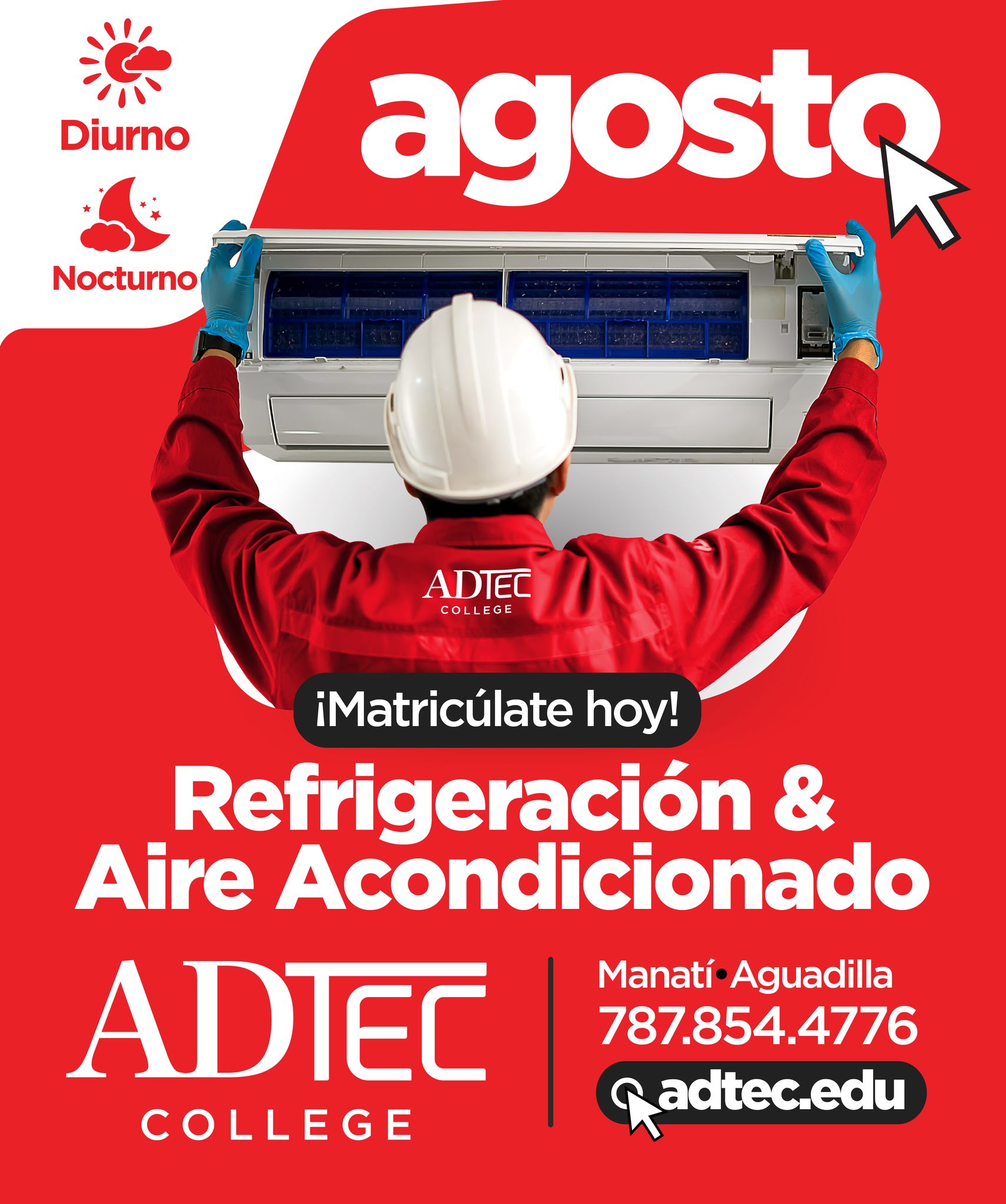 Adtec College Facebook ad