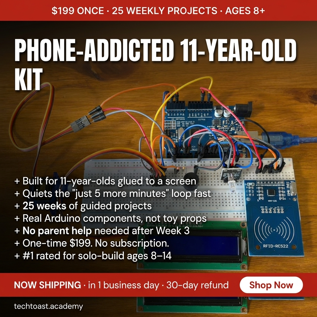 TechToast Academy Facebook ad: You deserve a break. They deserve a skillset