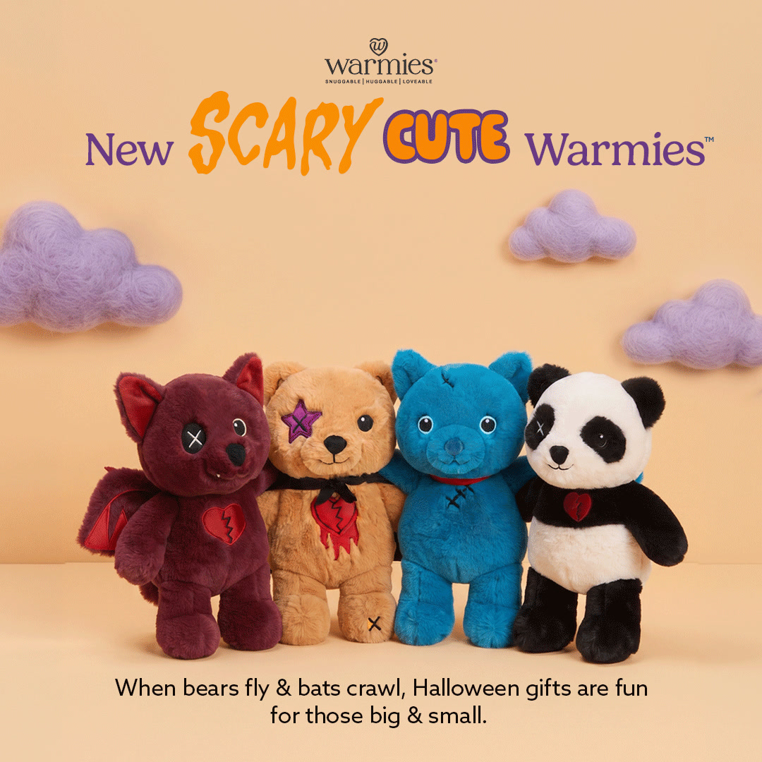 Warmies USA Facebook ad: Cozy Looks Good on You