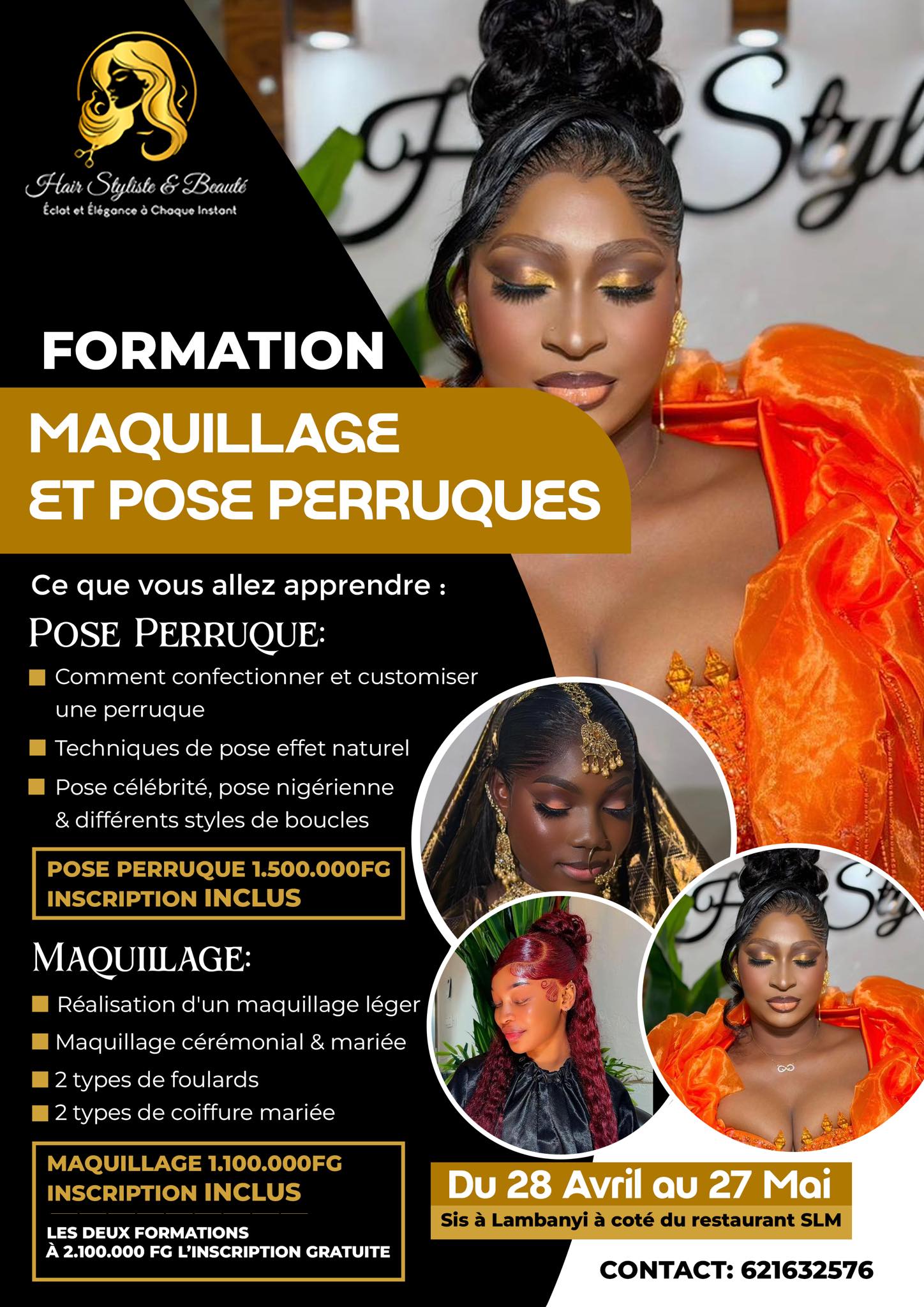 Haïr styliste & Beauté Facebook ad: Info sur les prochaines formations