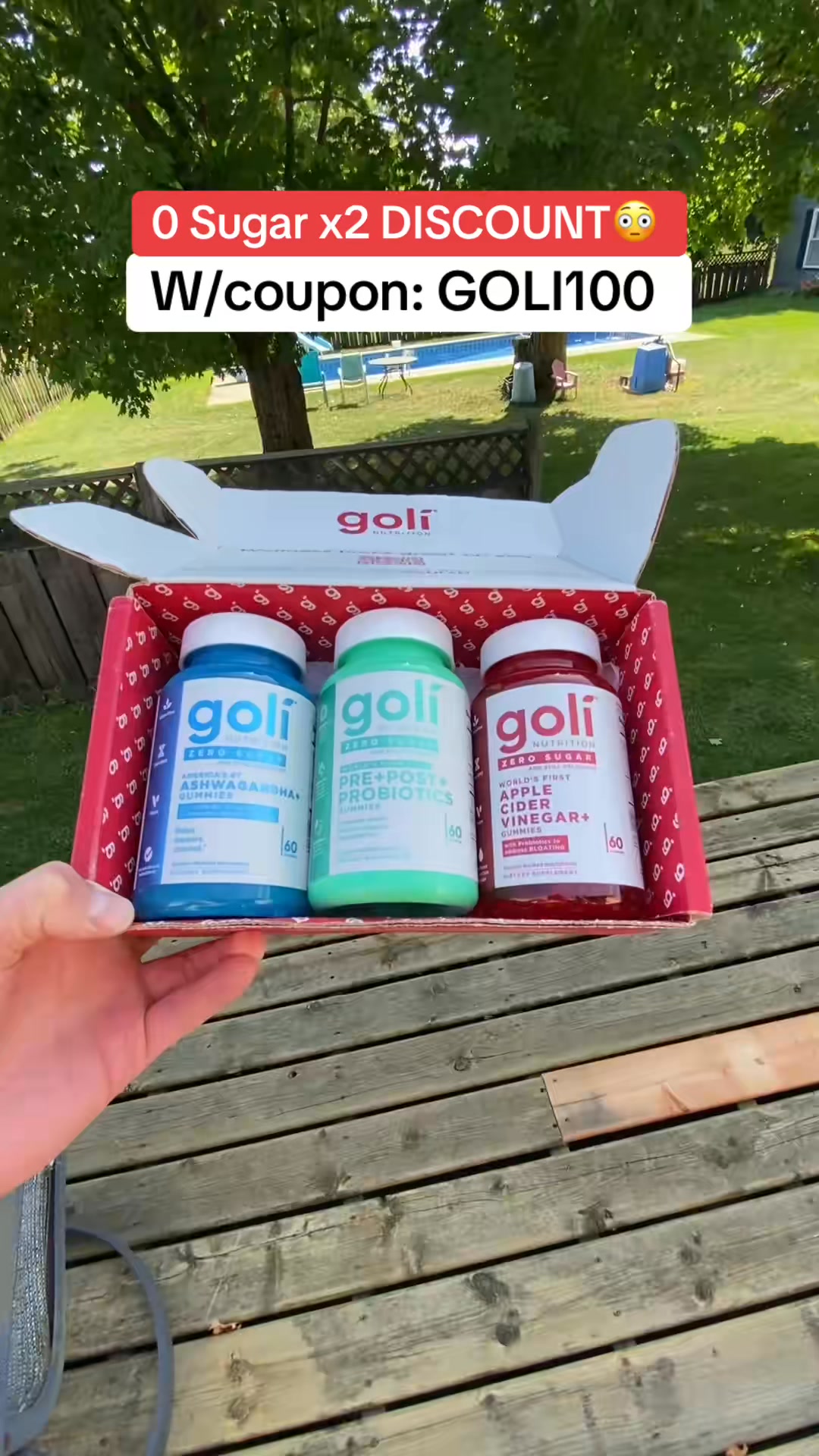 Goli Facebook ad: Buy Now, Save $!