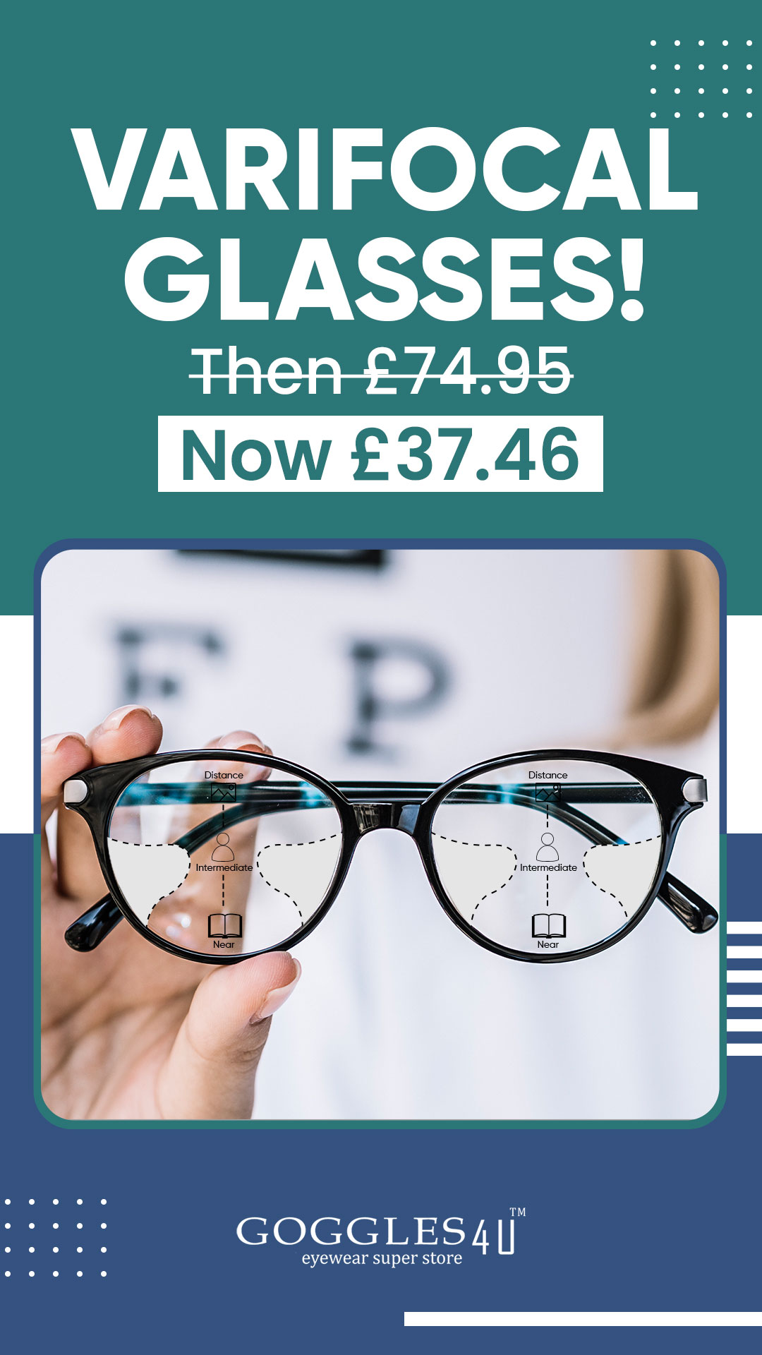 Goggles4U UK Glasses Facebook ad