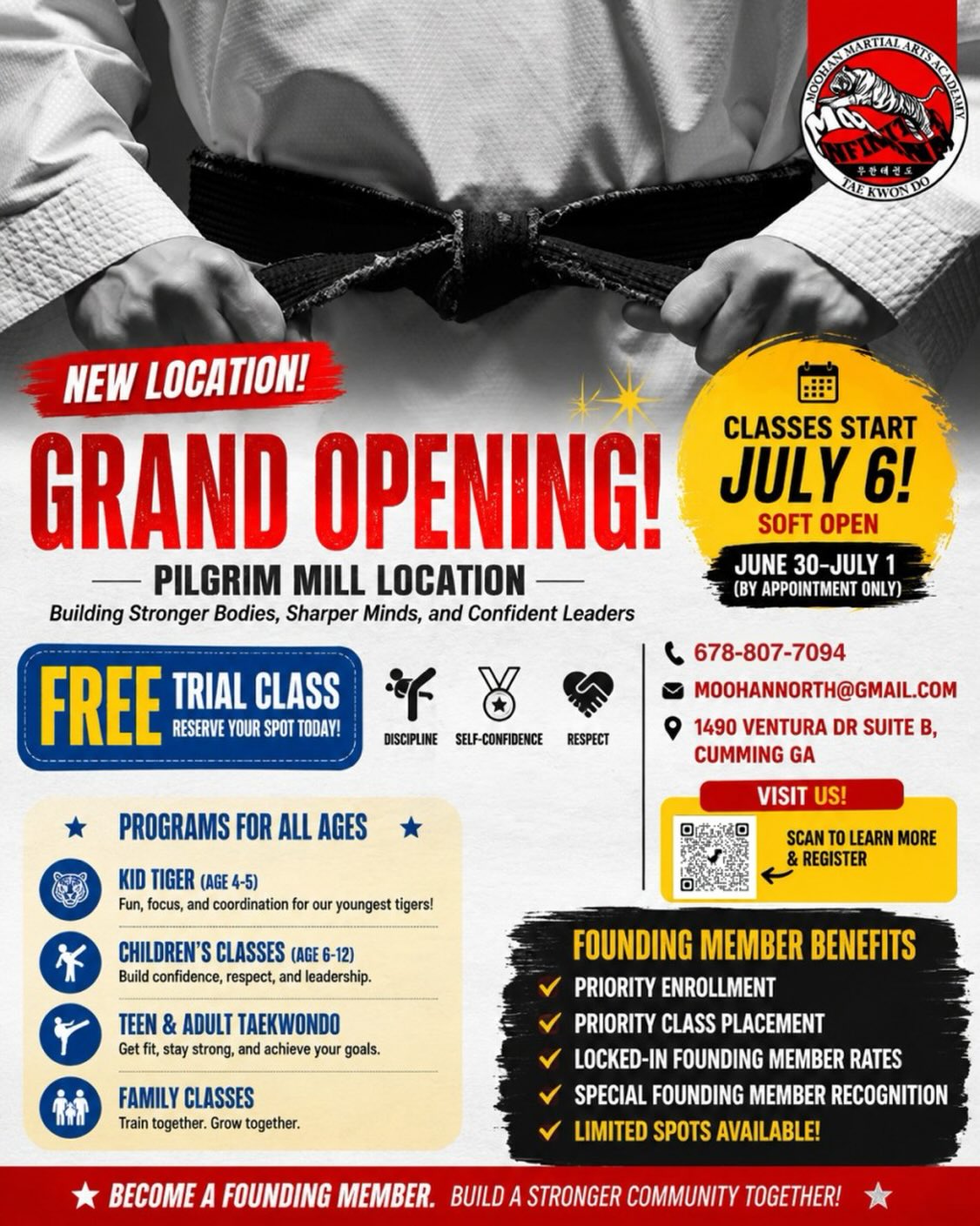 Moohan Martial Arts of Cumming Facebook ad