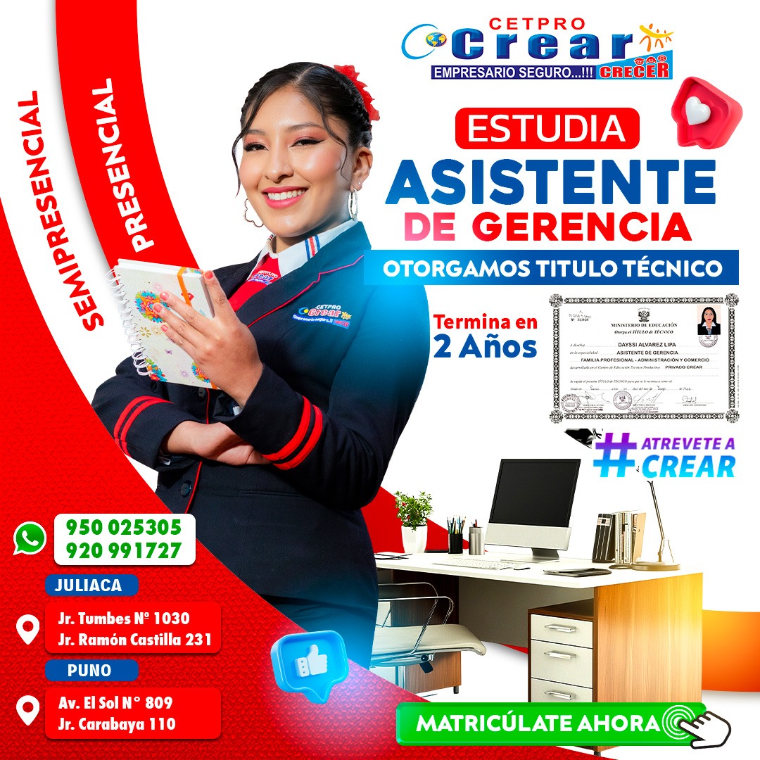 Cetpro Crear - Juliaca Facebook ad: πππππππππ ππ ππππππππ
