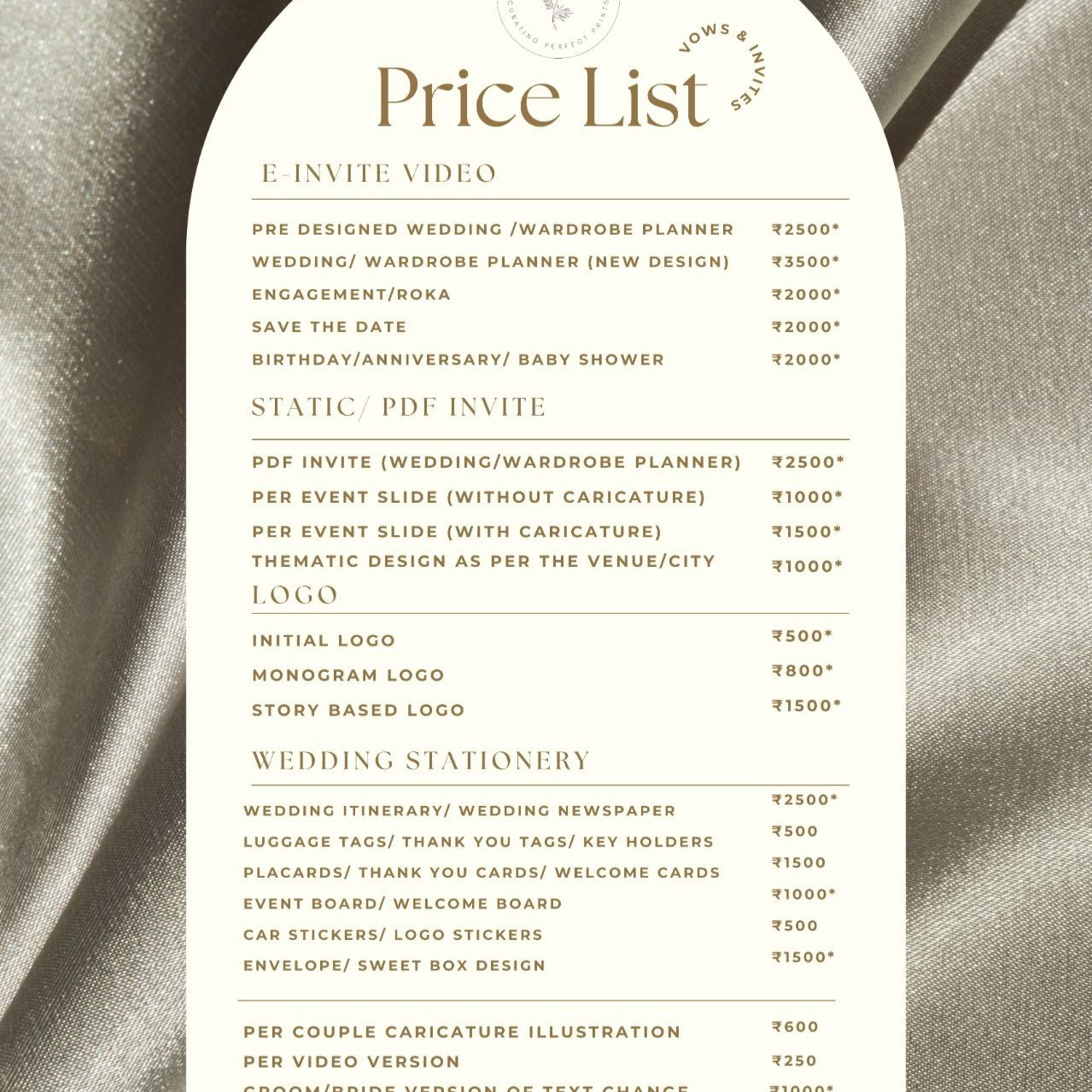 Vows & Invites Facebook ad: Your Vows, Our Invite!