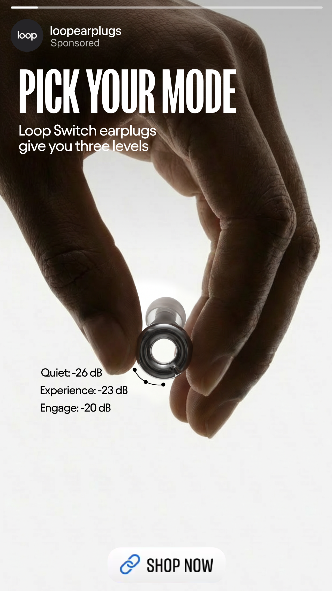 Loop Facebook ad from May 28, 2026
