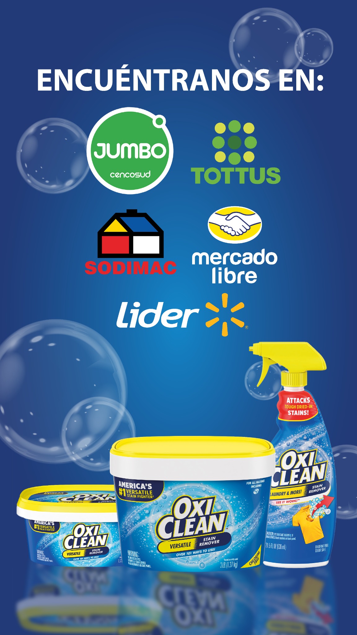 OxiClean Chile  Facebook ad