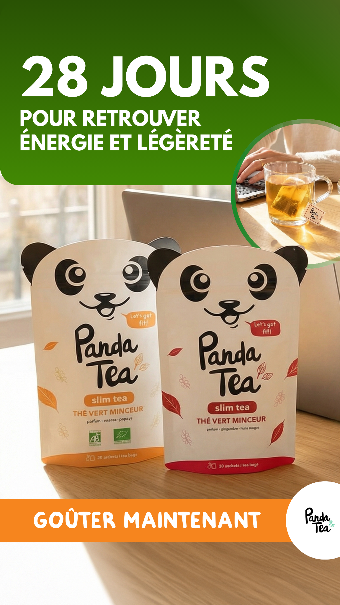 Panda Tea Facebook ad