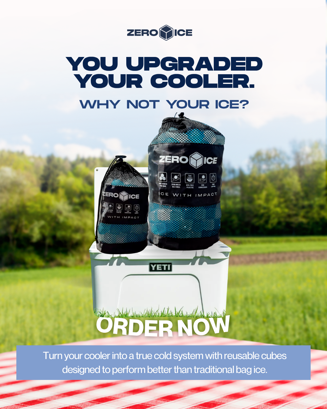 ZERO ICE Facebook ad