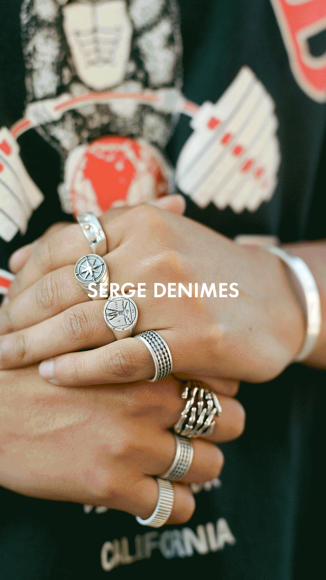 Serge DeNimes Facebook ad: Shop bestsellers from London jewelry brand Serge DeNimes.