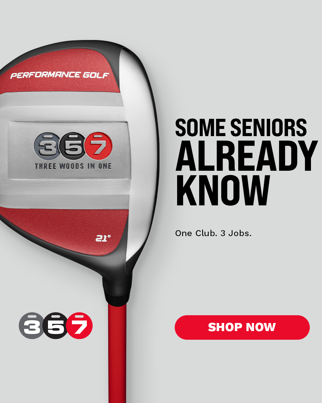 Performance Golf Facebook ad: The Fastest Way To Shave 6 Strokes