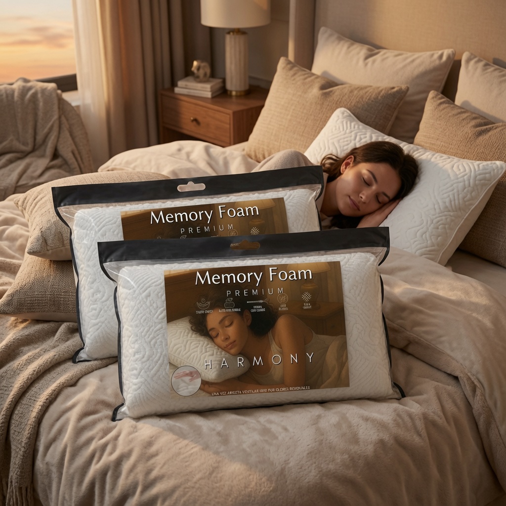 Harmony almohadas Facebook ad: Envío gratis a todo el país