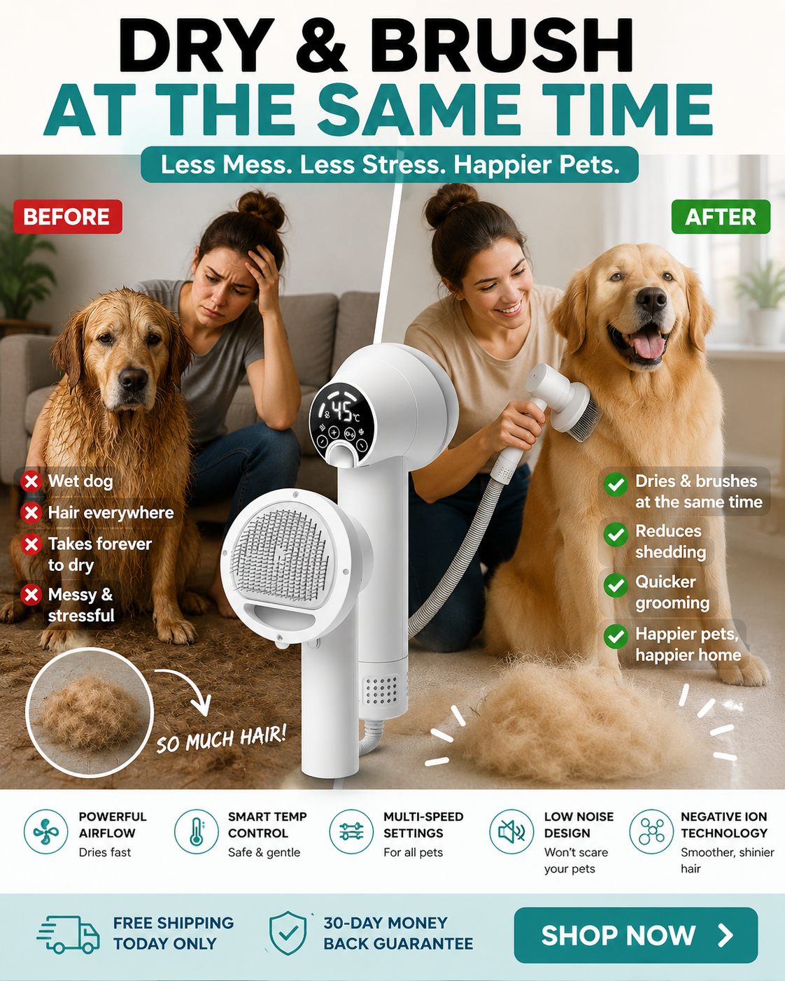 Megg's Online Facebook ad: 4.8/5 from Canadian pet owners