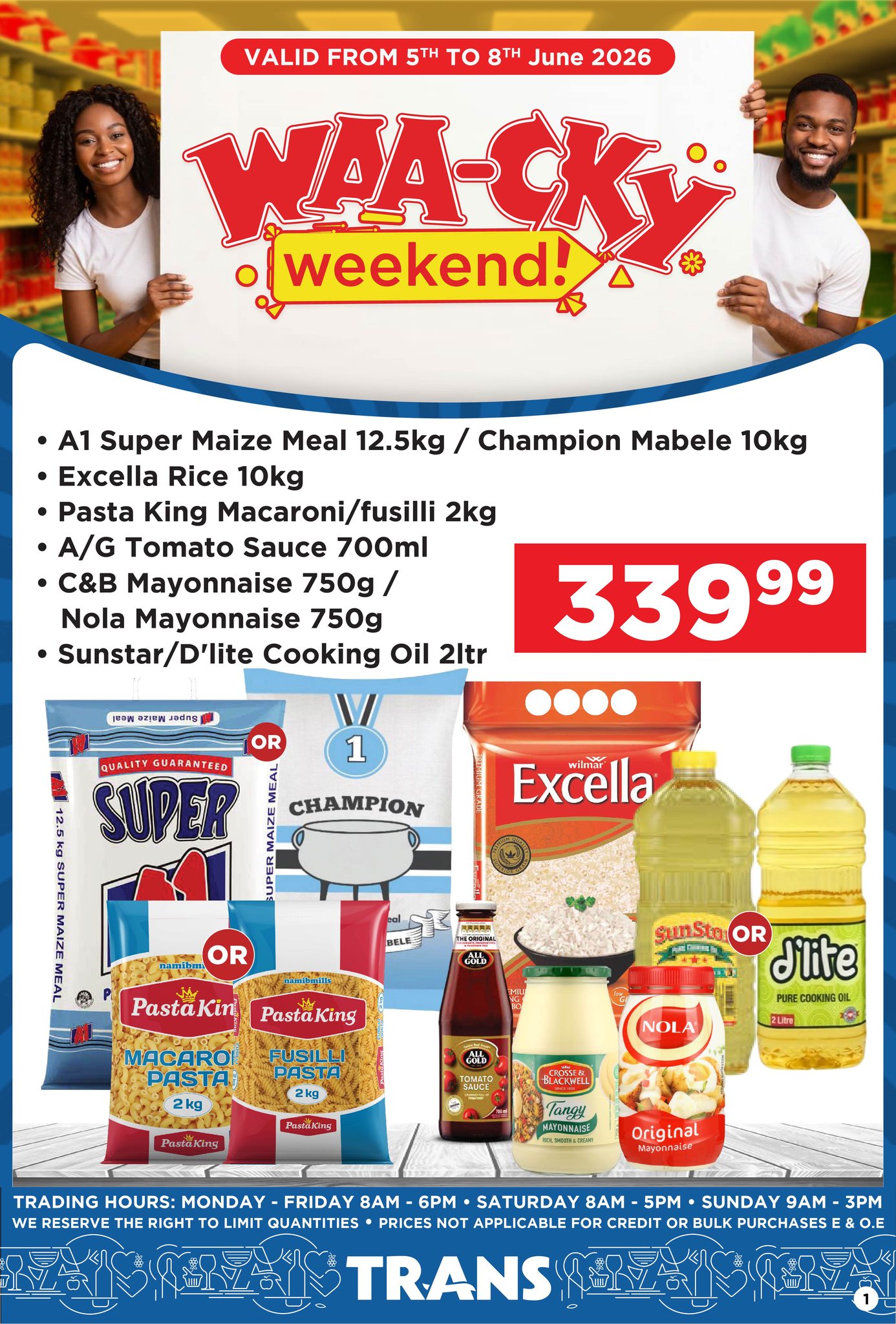 TRANS Cash & Carry Facebook ad: WINTER SAVINGS ARE HEATING UP AT TRANS!