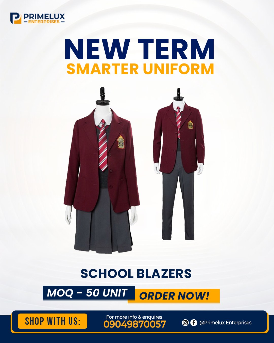 Primelux Enterprises Facebook ad