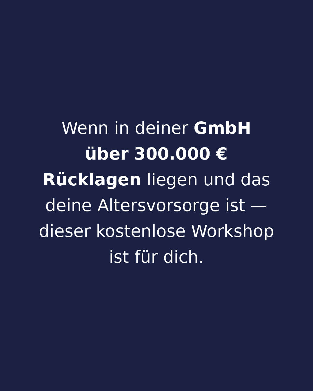 BENU Solutions Facebook ad: Kostenloser Workshop: Dienstag, 19 Uhr