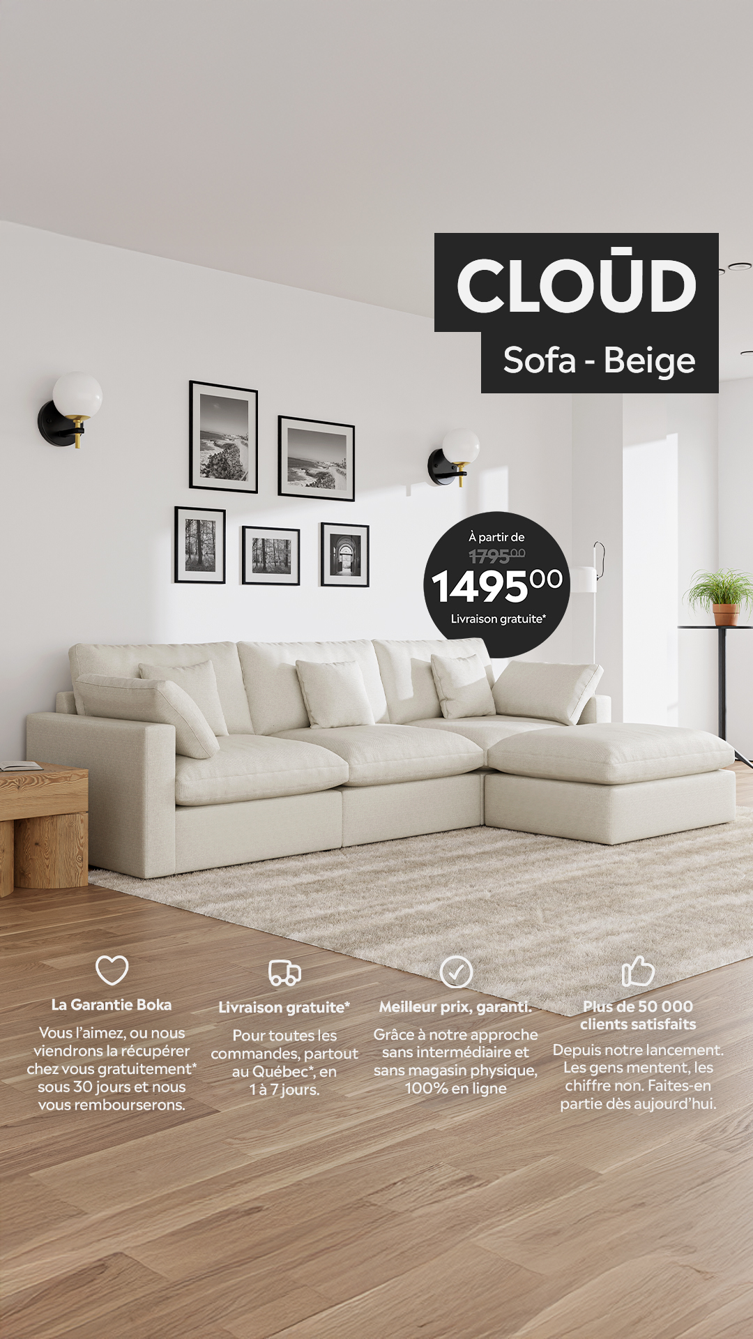 Boka - Meubles à prix d'entrepôt Facebook ad