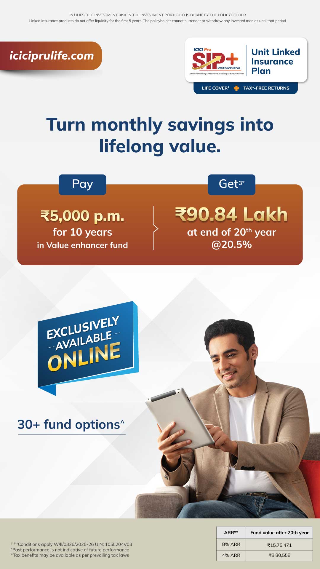 ICICI Prudential Life Insurance Facebook ad