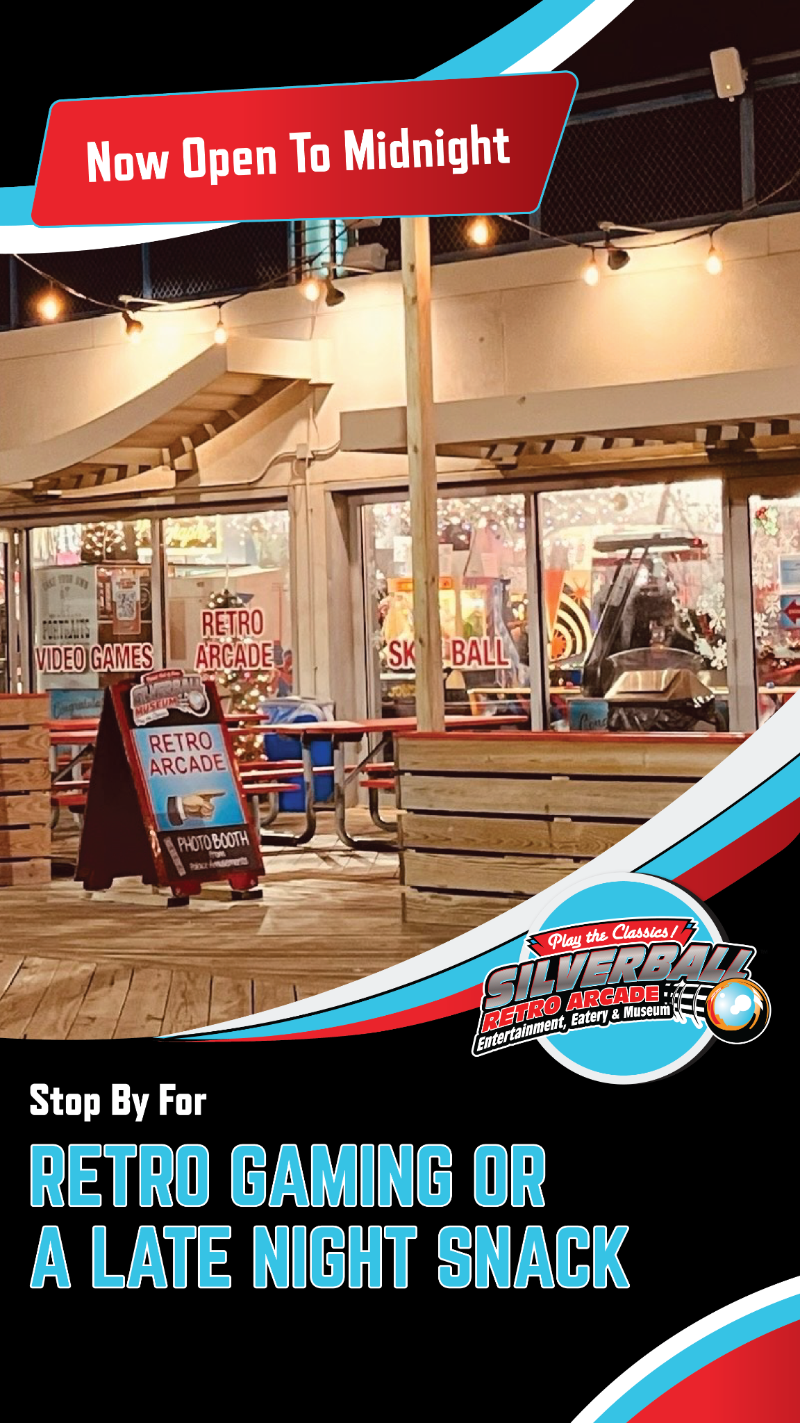 Silverball Retro Arcade Asbury Facebook ad