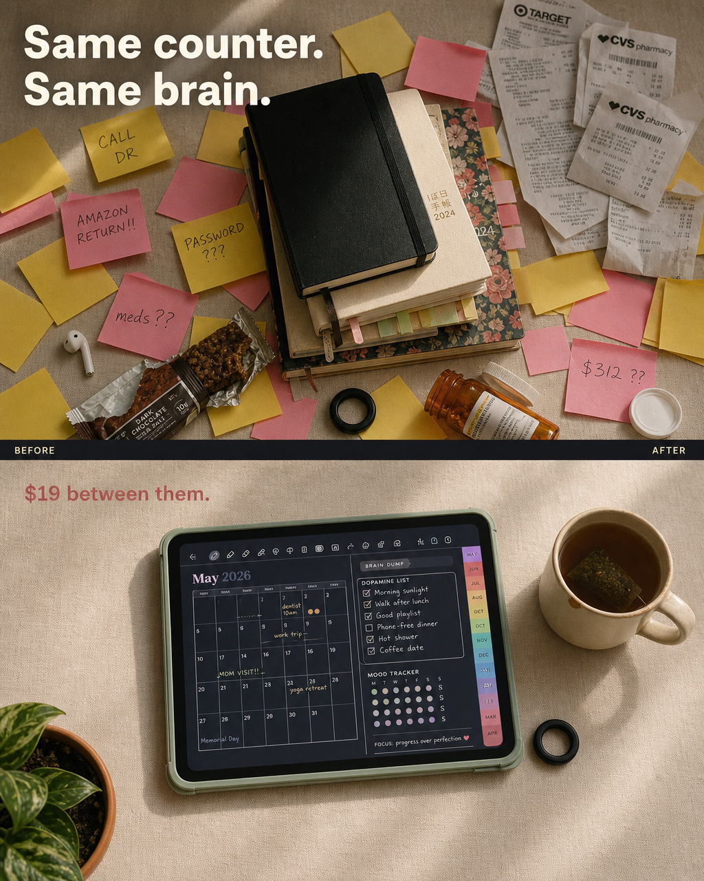 Glowee Facebook ad: Planner #15. The one that stuck.