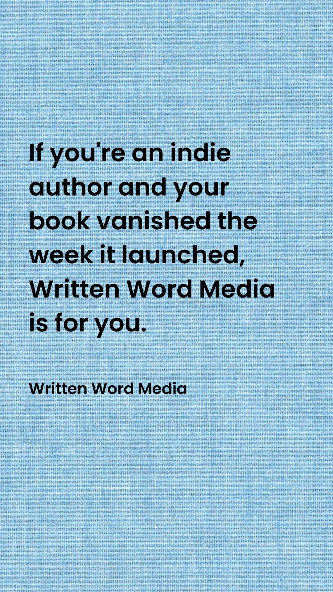 Written Word Media Facebook ad
