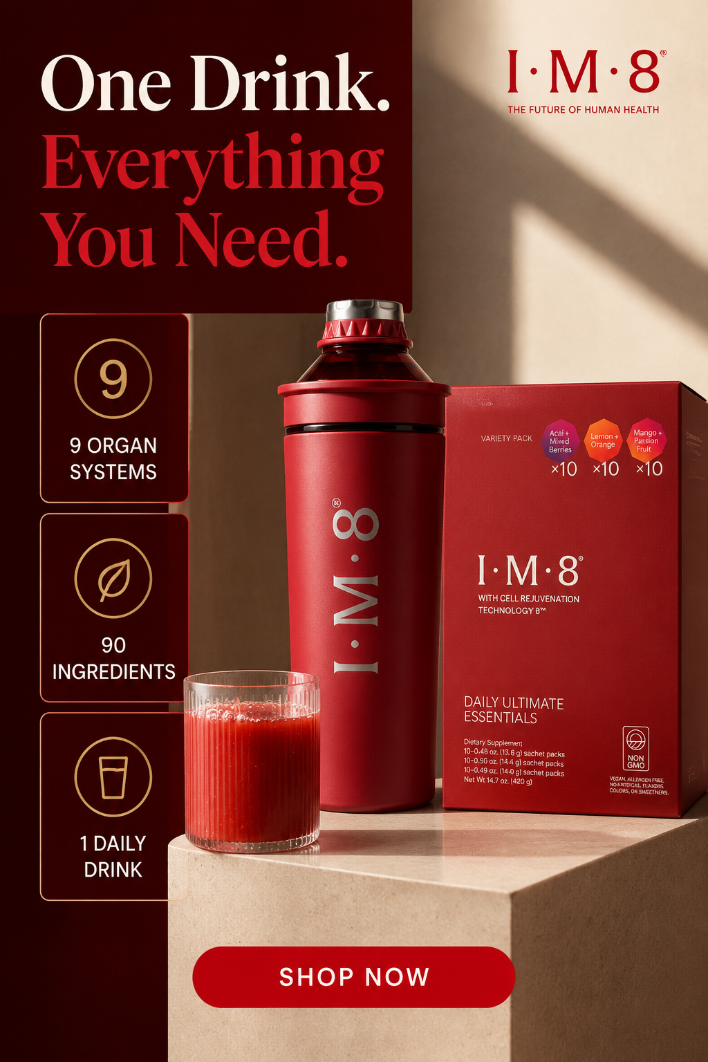 IM8 Health Facebook ad