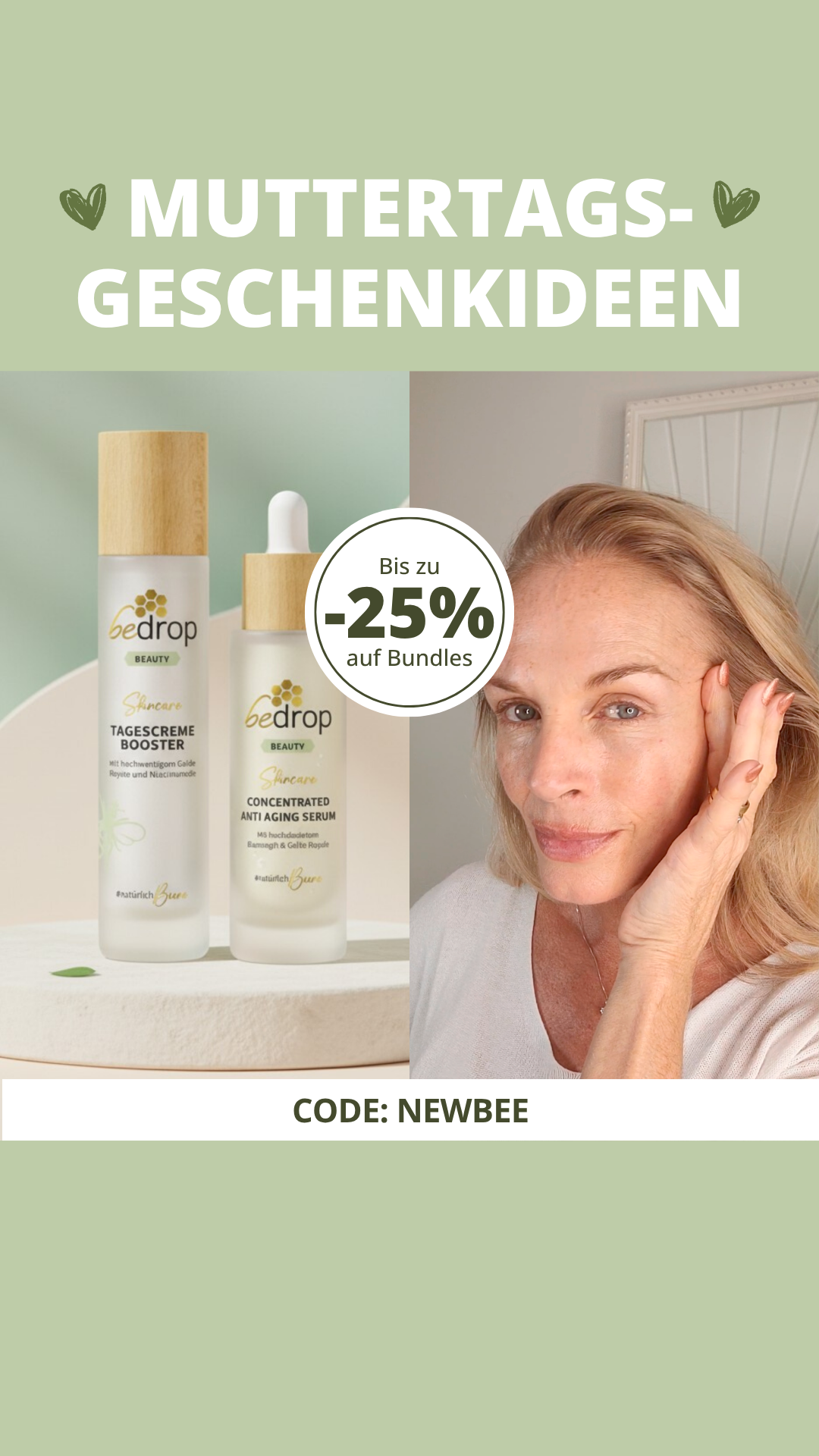 Bedrop #natürlichbiene Facebook ad