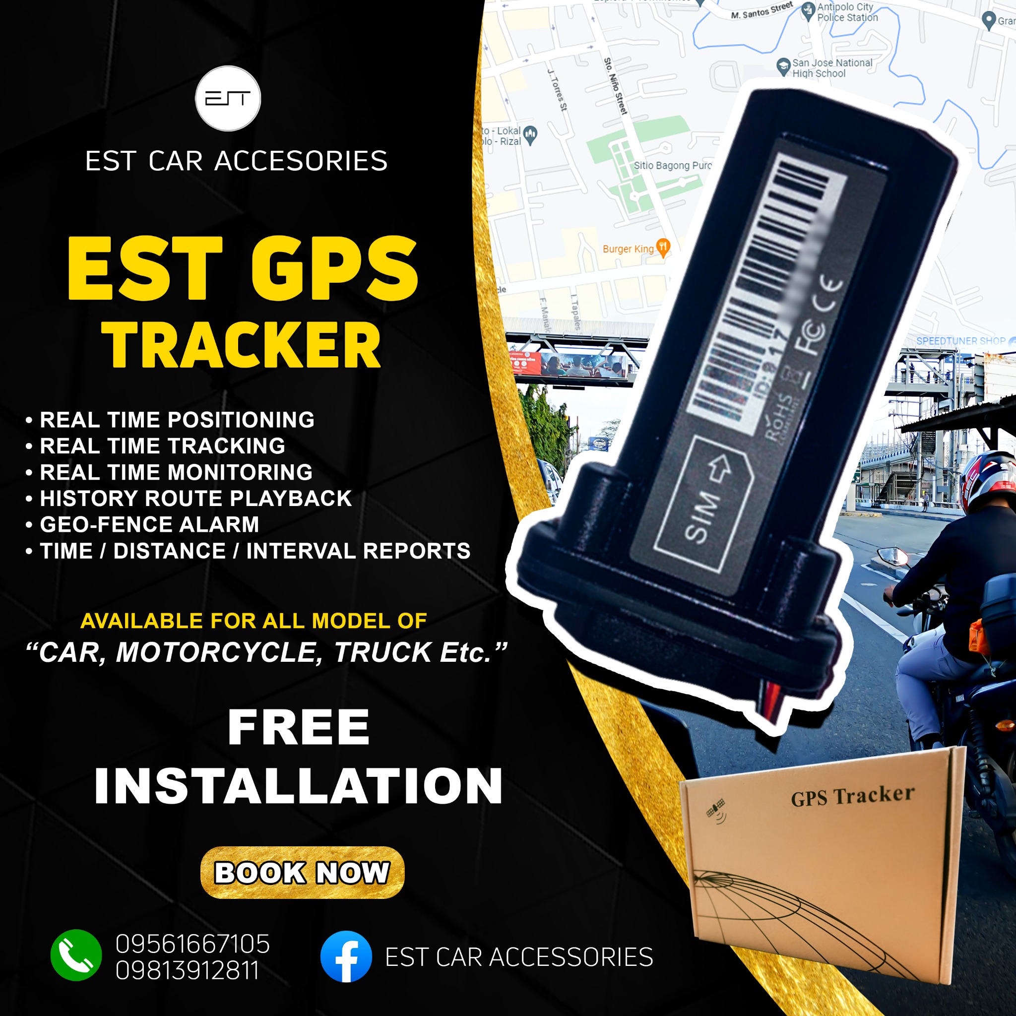 EST Car Accessories Facebook ad: GRAB YOURS NOW!