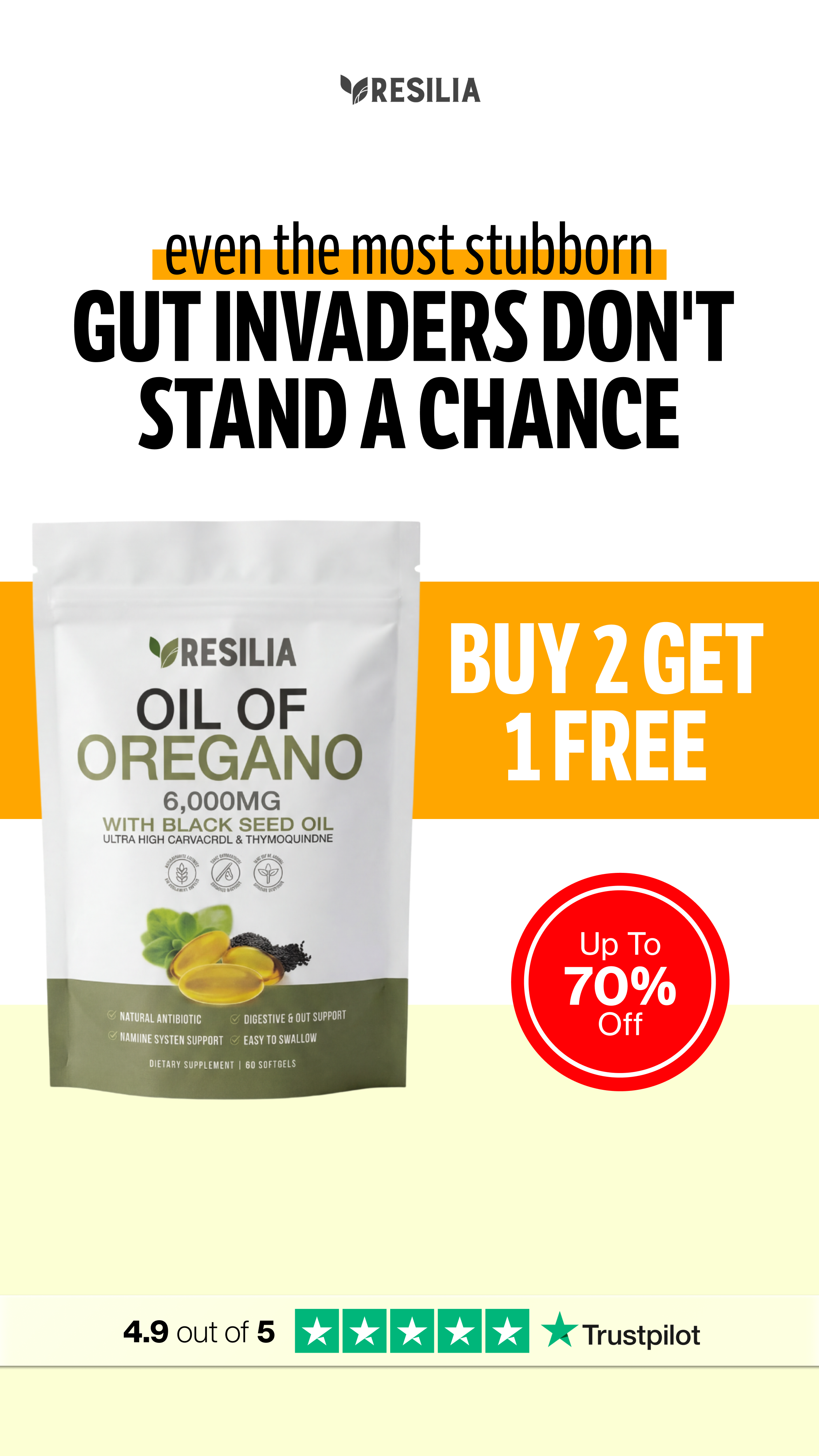 TryResilia Facebook ad