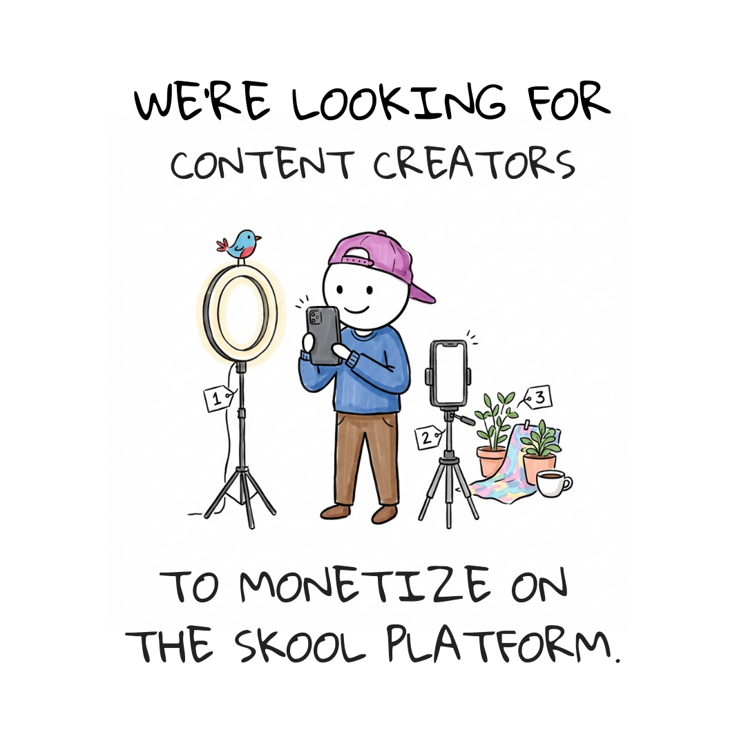 Skool Facebook ad
