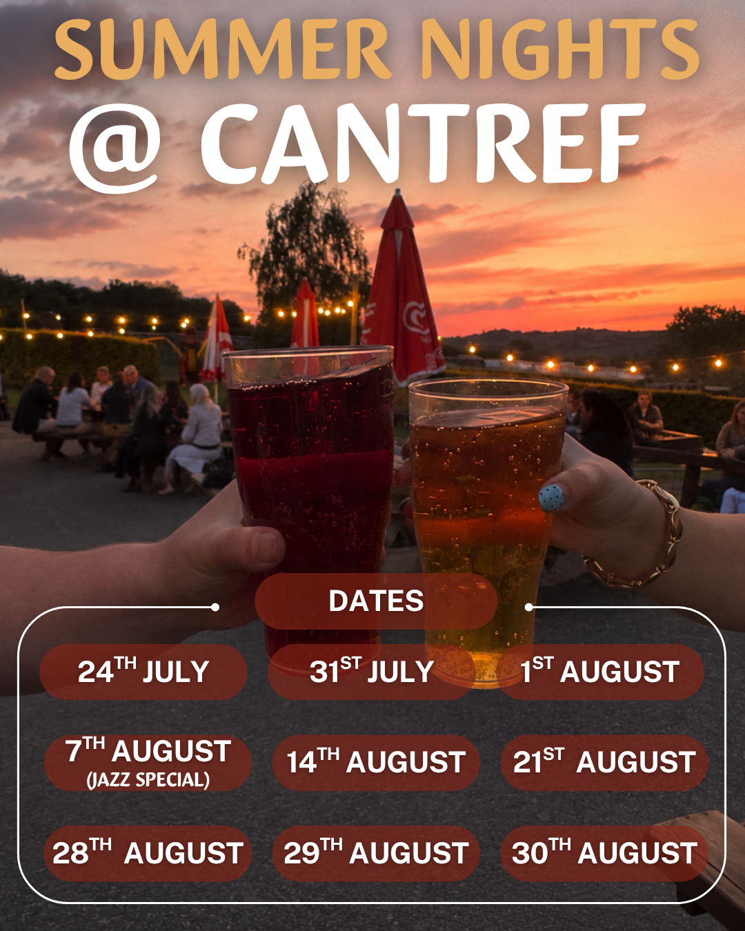 Cantref Adventure Farm & Riding Centre Facebook ad: Friday Nights for all @ Cantref!