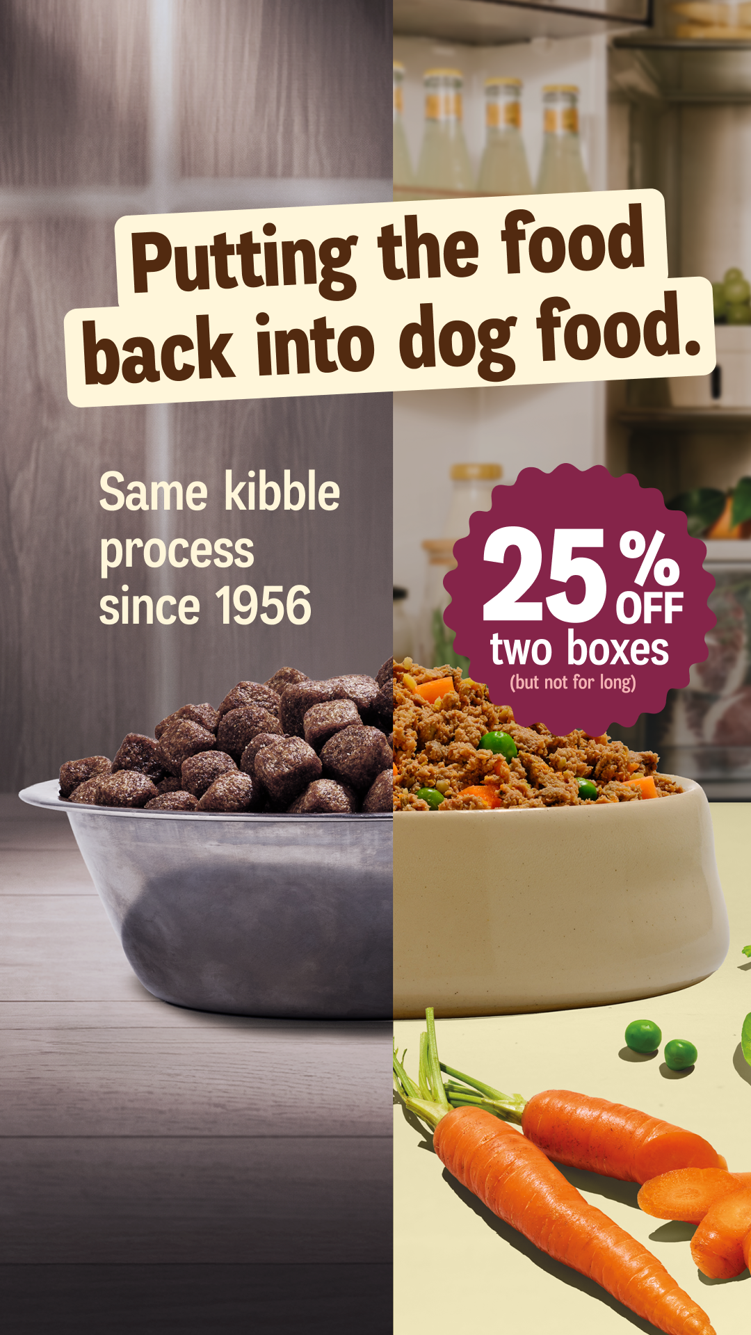 Butternut Box Facebook ad