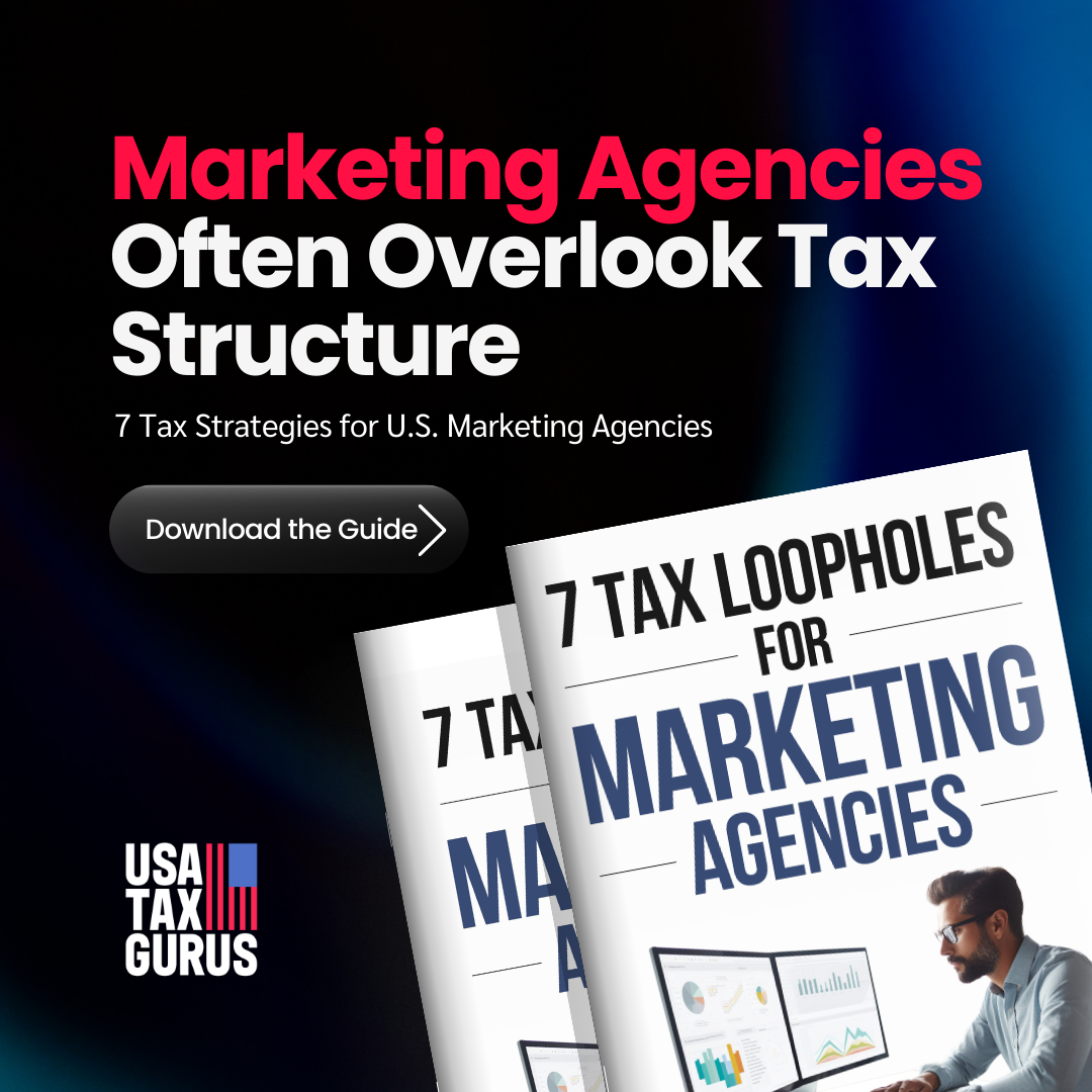 USA Tax Gurus Facebook ad from Mar 17, 2026
