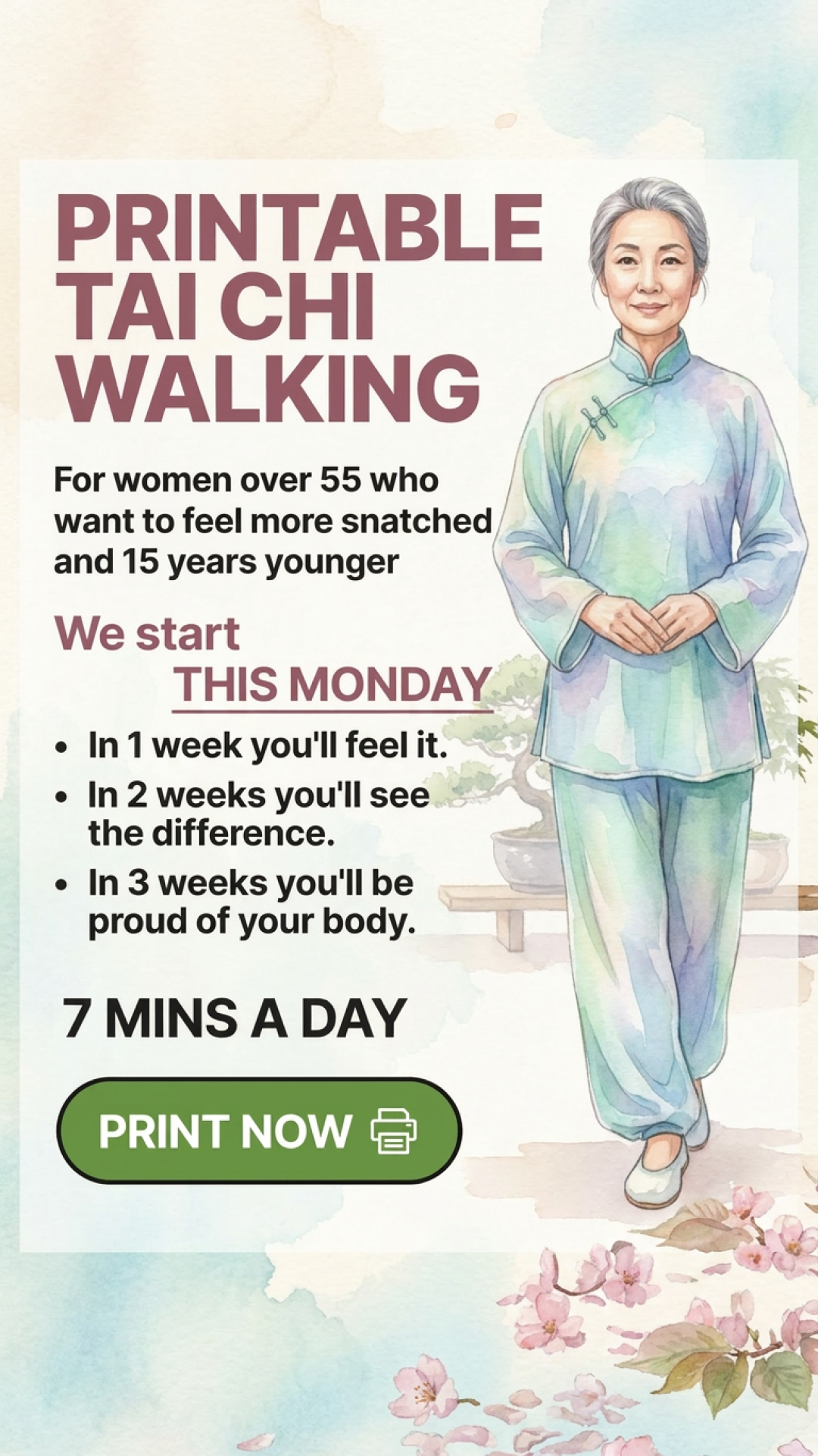 WalkFit Daily Walking Plan Facebook ad