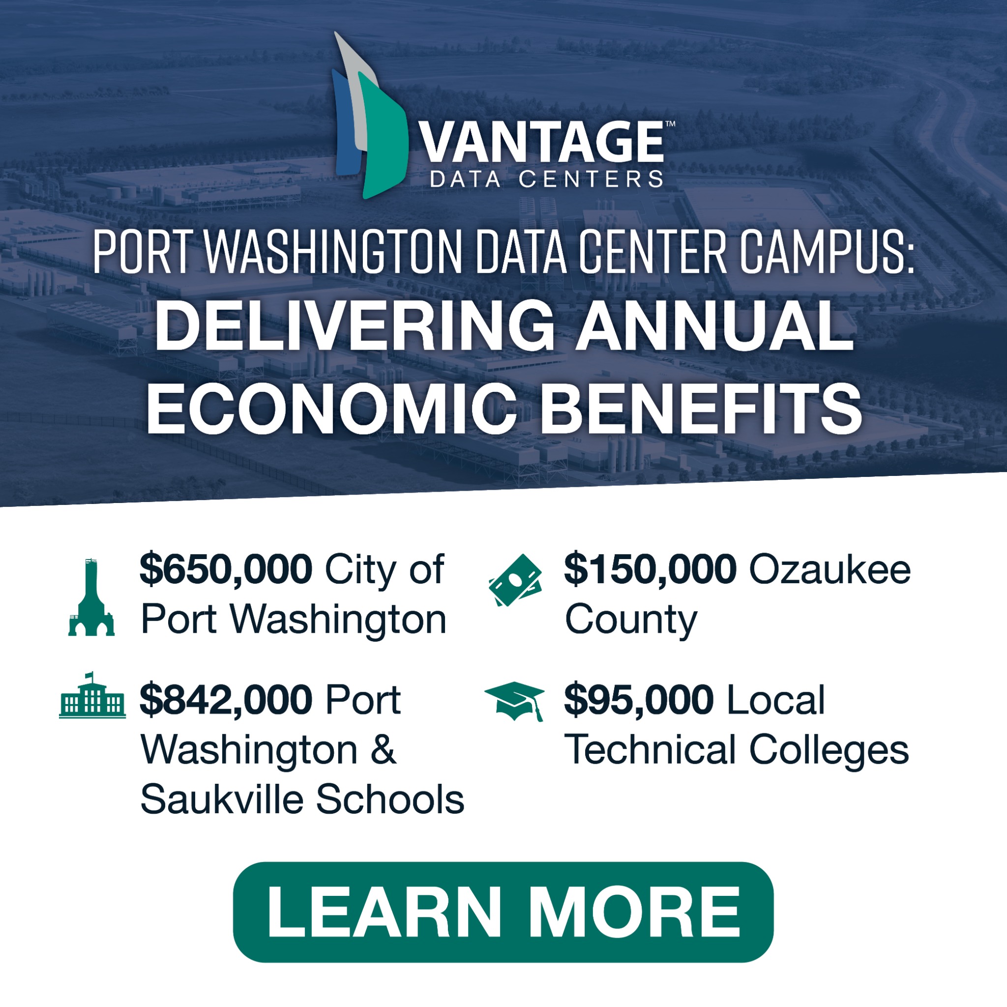 Vantage Data Centers Lighthouse Campus  Facebook ad